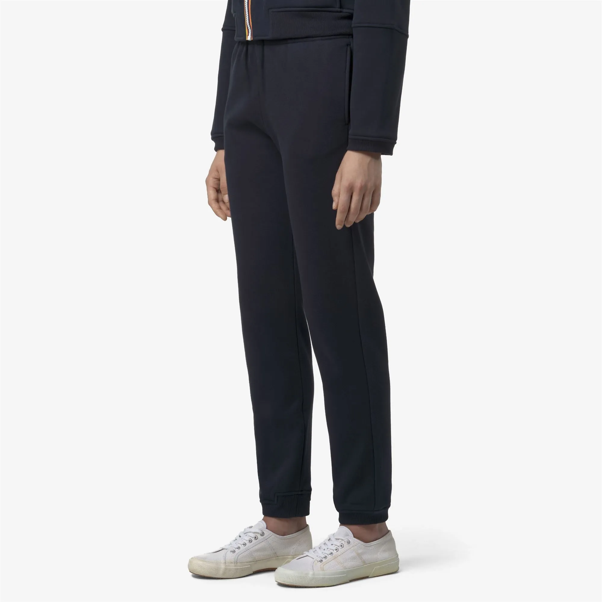 PHILBERT BRUSHED PC - Pants - Sport Trousers - Unisex - Blue Depth sold by K-Way product image thumbnail 4