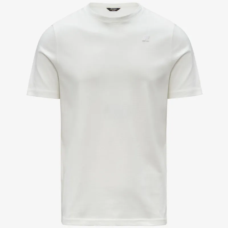 ODOM JERSEY PEACH - T-Shirts & Top - T-Shirt - Man - White Gardenia made by K-Way