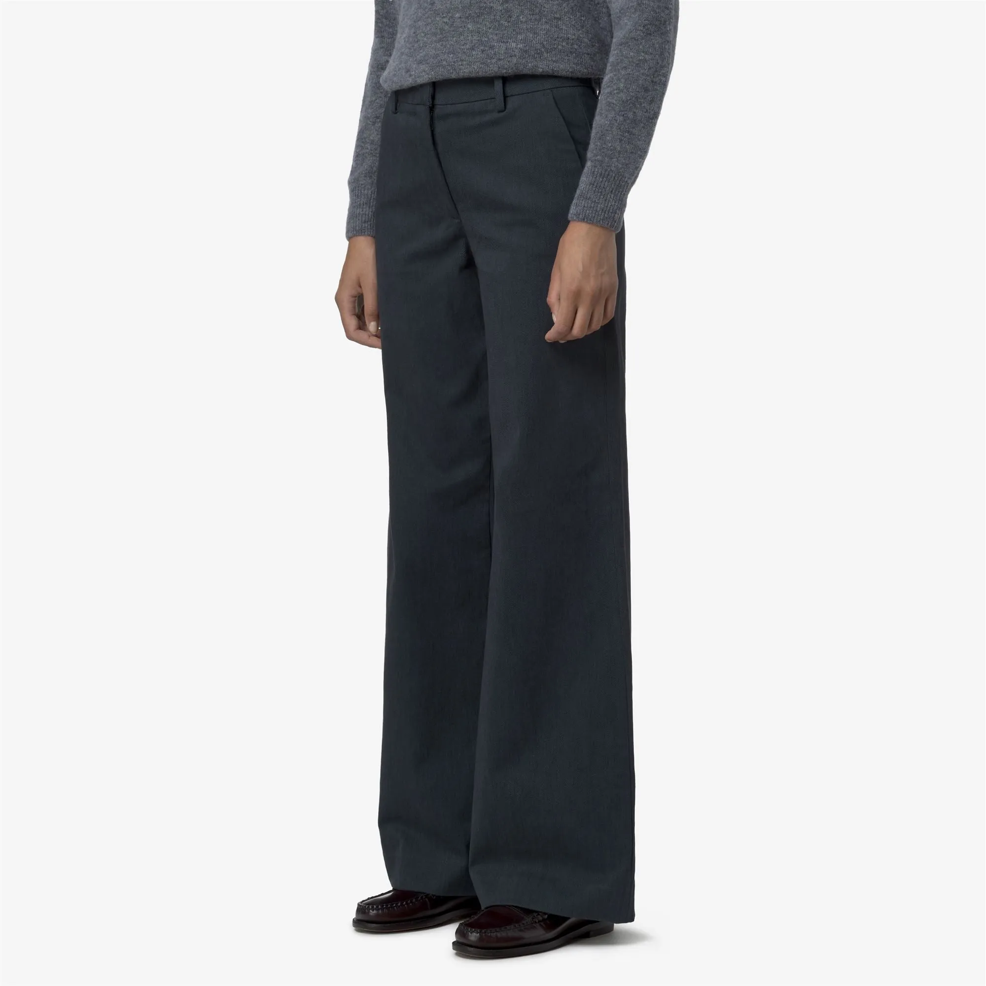 TYANNE DENIM-LIKE - Pants - Chino - Woman - DENIM-Blue Depth sold by K-Way product image thumbnail 4