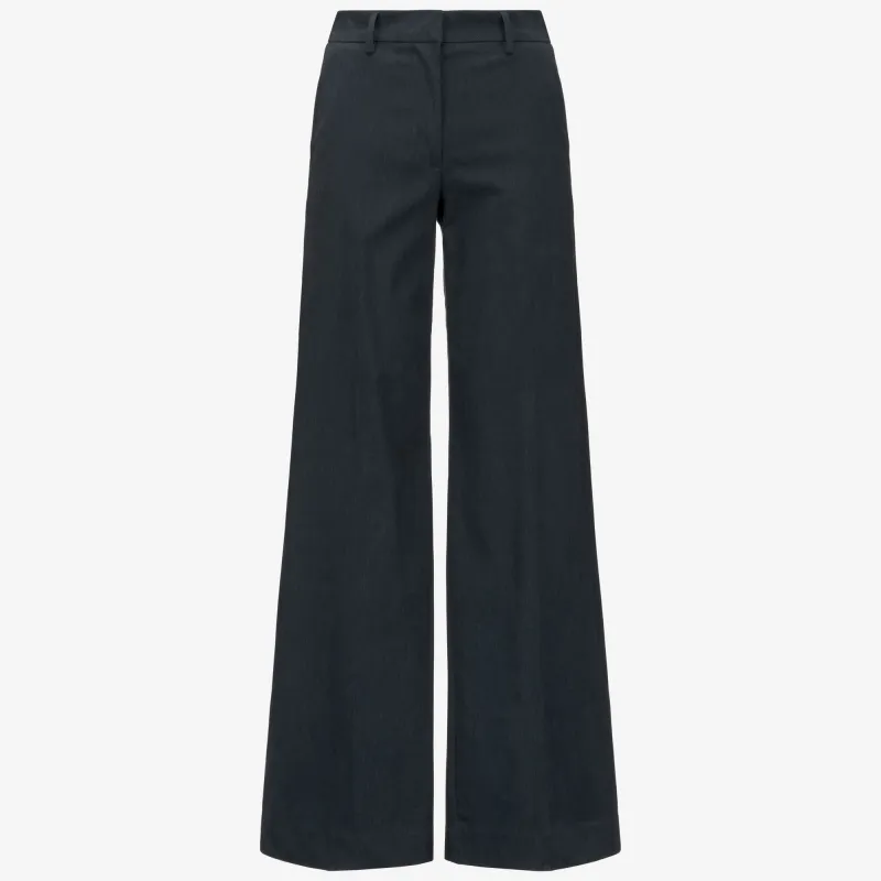 TYANNE DENIM-LIKE - Pants - Chino - Woman - DENIM-Blue Depth made by K-Way