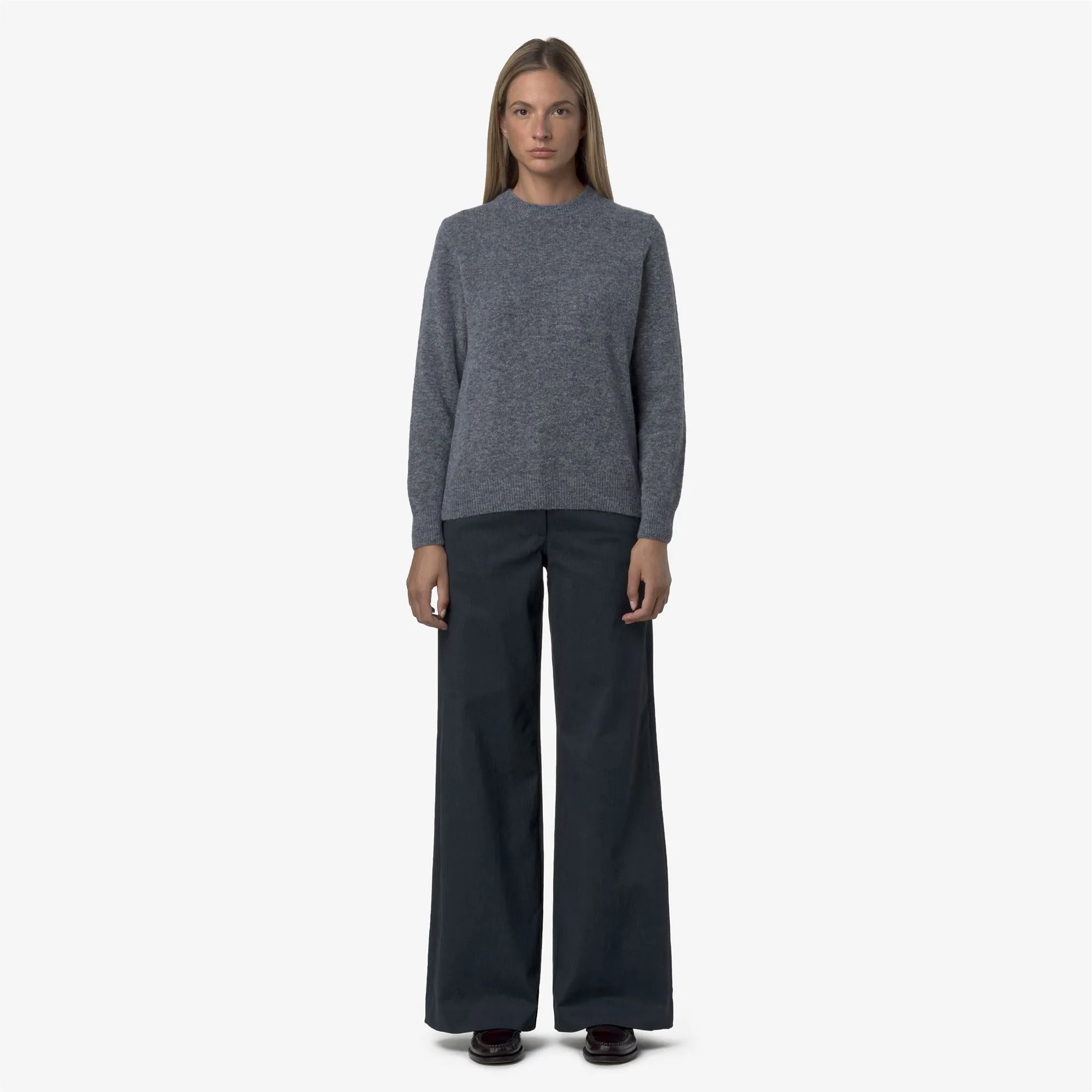 TYANNE DENIM-LIKE - Pants - Chino - Woman - DENIM-Blue Depth sold by K-Way product image thumbnail 3
