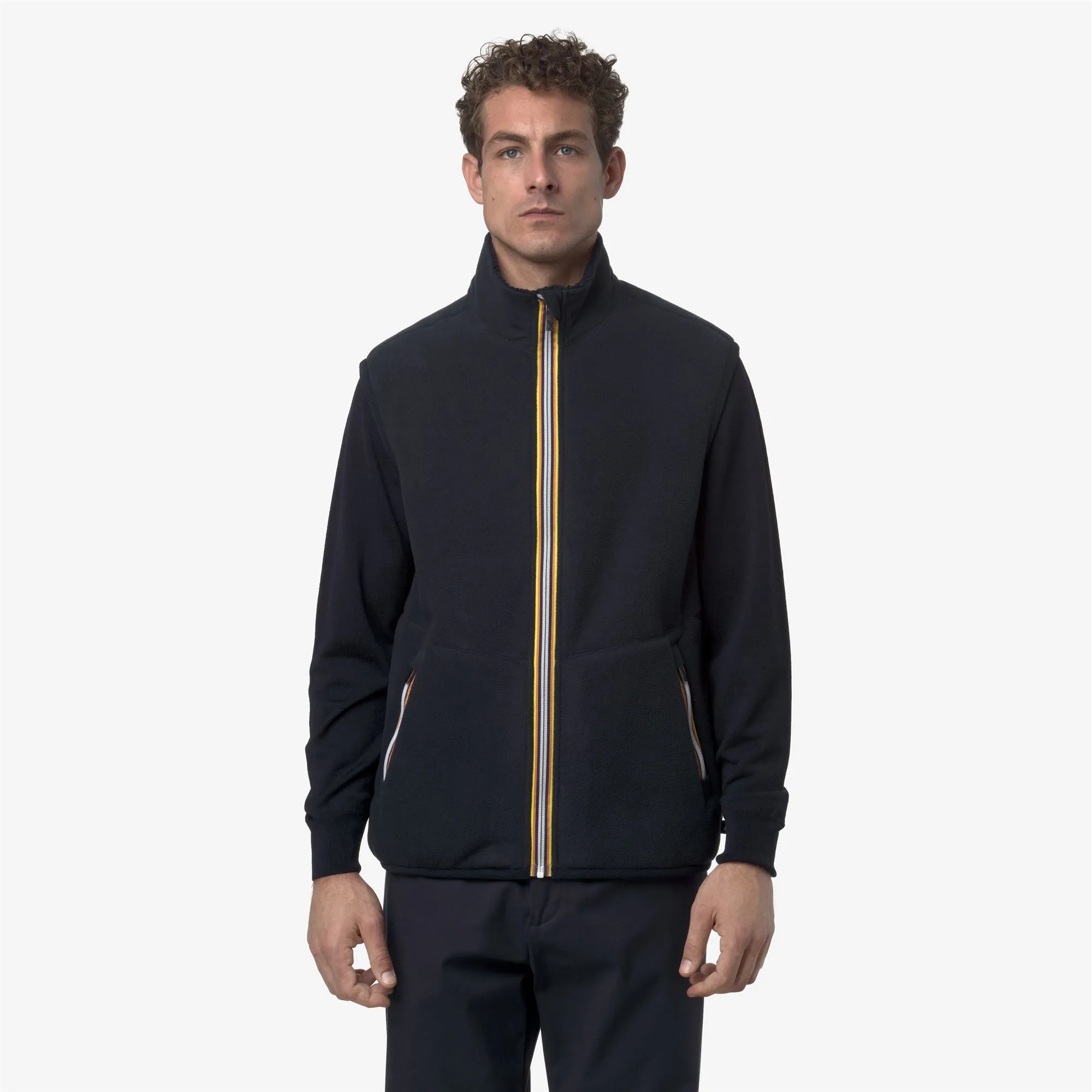 YANNICK SHERPA POLAR DOUBLE - Fleece - Vest - Man - Blue Depth-Blue Depth sold by K-Way product image thumbnail 3