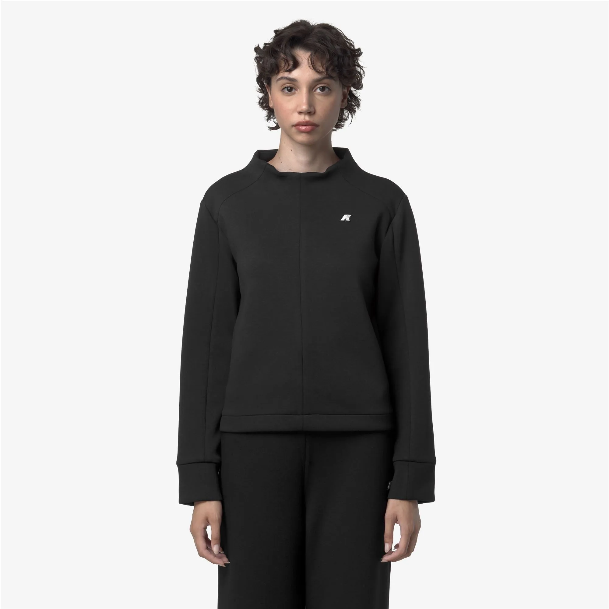 AUBANE LIGHT SPACER - Fleece - Pull Over - Woman - Black Pure-Black Pure sold by K-Way product image thumbnail 3