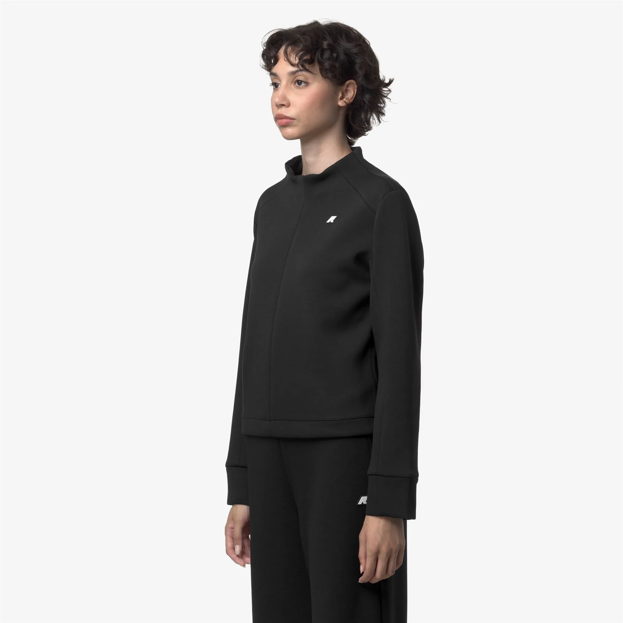 AUBANE LIGHT SPACER - Fleece - Pull Over - Woman - Black Pure-Black Pure sold by K-Way product image thumbnail 4