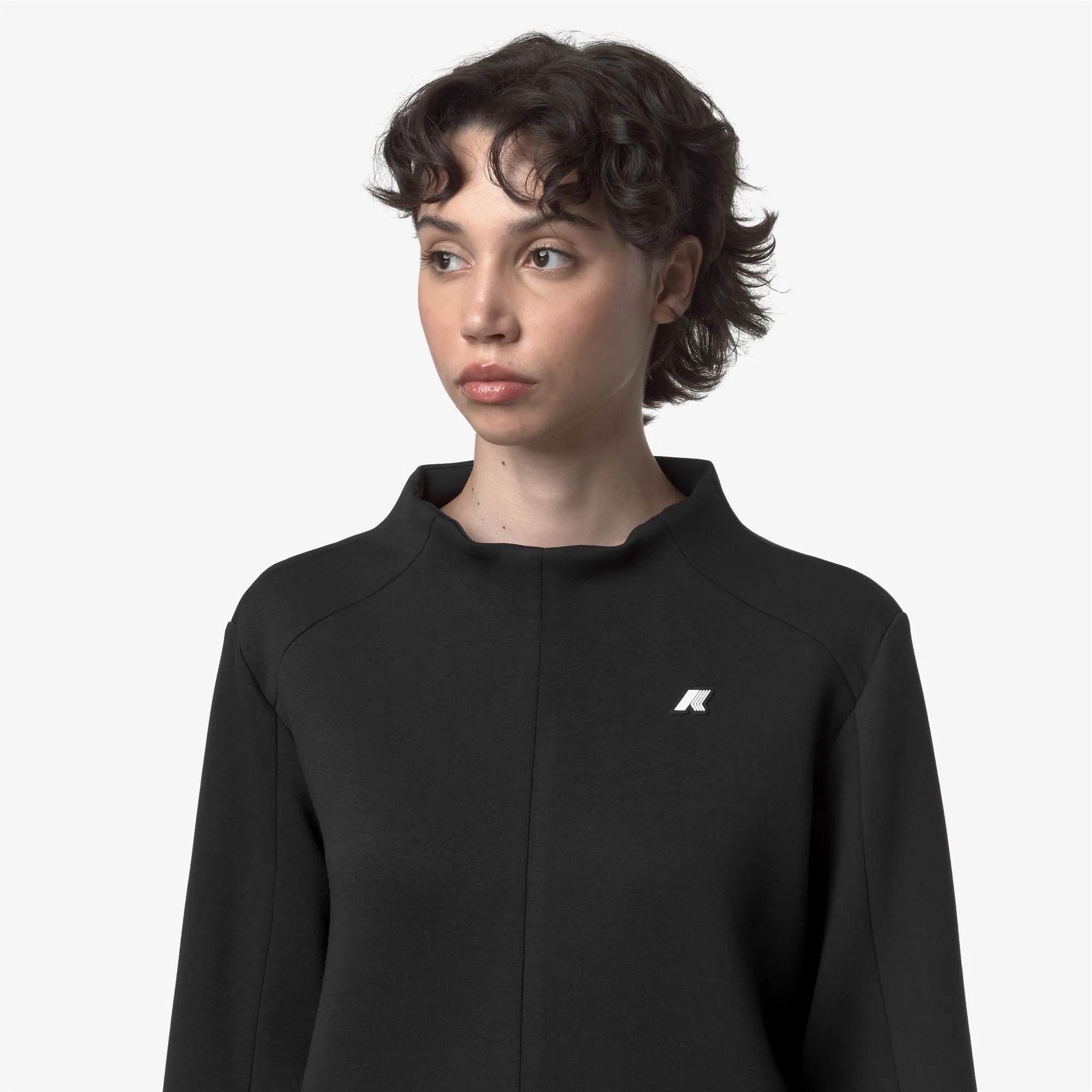 AUBANE LIGHT SPACER - Fleece - Pull Over - Woman - Black Pure-Black Pure sold by K-Way product image thumbnail 2