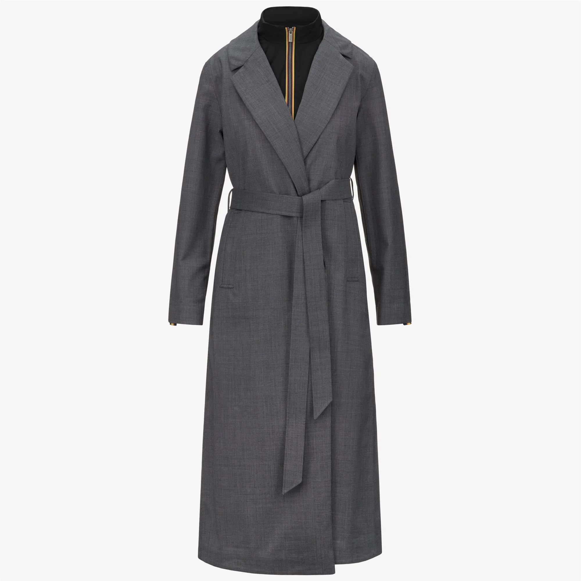 JORANCE 3L WOOL GRISAILLE - Jackets - Long - Woman - Grey Shadow Dk GRISAILLE sold by K-Way