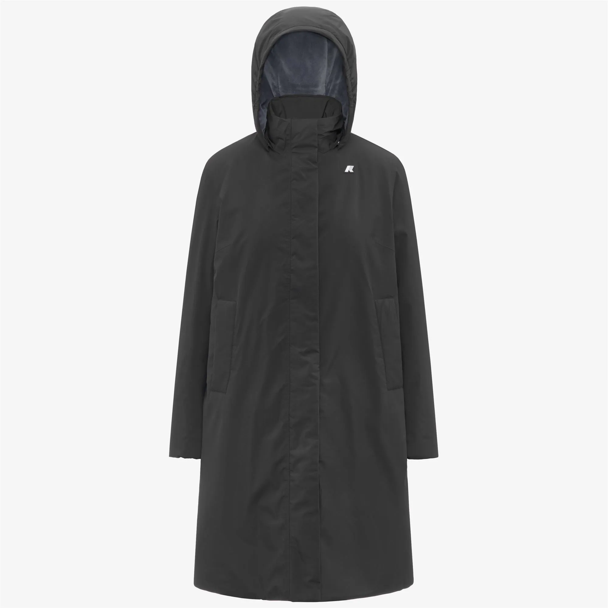 SONJA SOFT TOUCH MARMOTTA - Jackets - Long - Woman - Black Pure-Blue Airforce sold by K-Way