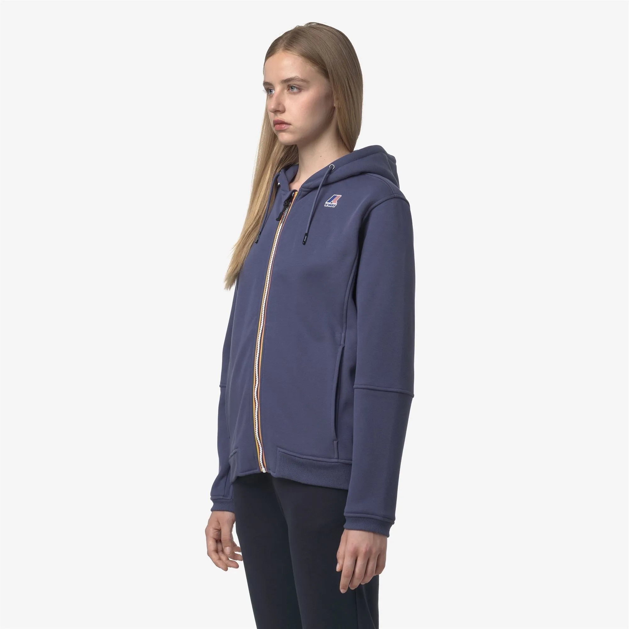 PROSPER BRUSHED PC - Fleece - Hoodie Full Zip - Unisex - Blue Deep Cobalt sold by K-Way product image thumbnail 4