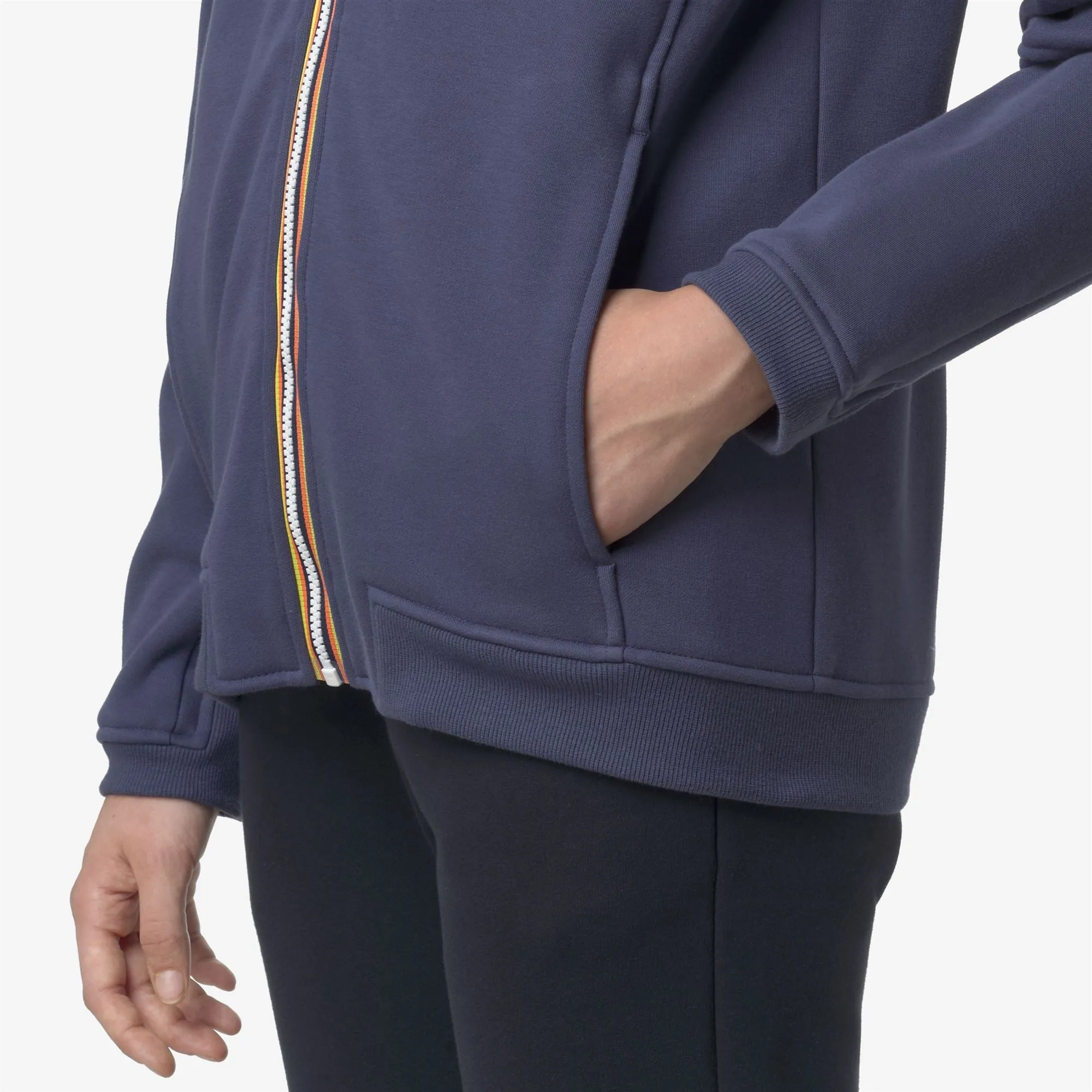 PROSPER BRUSHED PC - Fleece - Hoodie Full Zip - Unisex - Blue Deep Cobalt sold by K-Way product image thumbnail 2