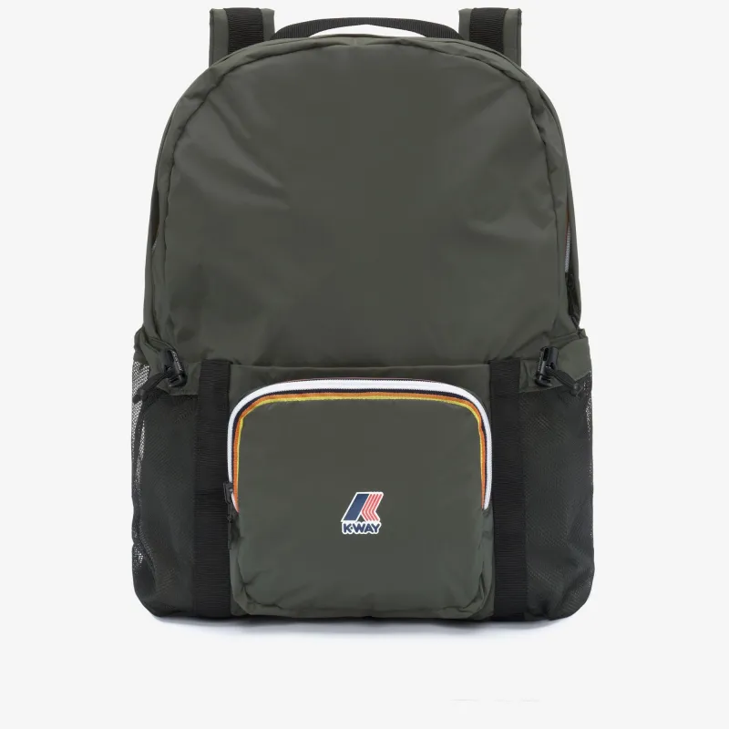 LE VRAI 4.0 MICHEL - Bags - Backpack - Unisex - GREEN BLACKISH made by K-Way