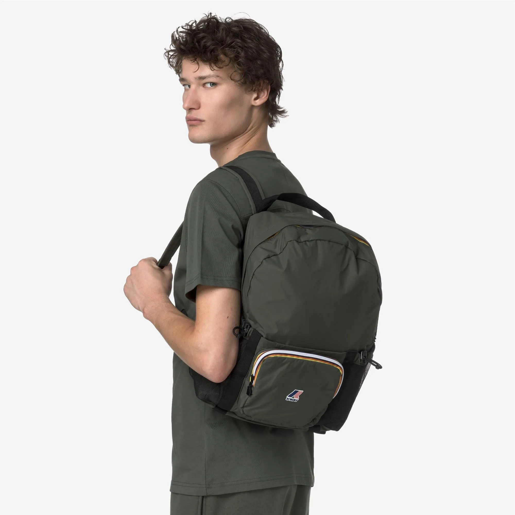 LE VRAI 4.0 MICHEL - Bags - Backpack - Unisex - GREEN BLACKISH sold by K-Way product image thumbnail 5
