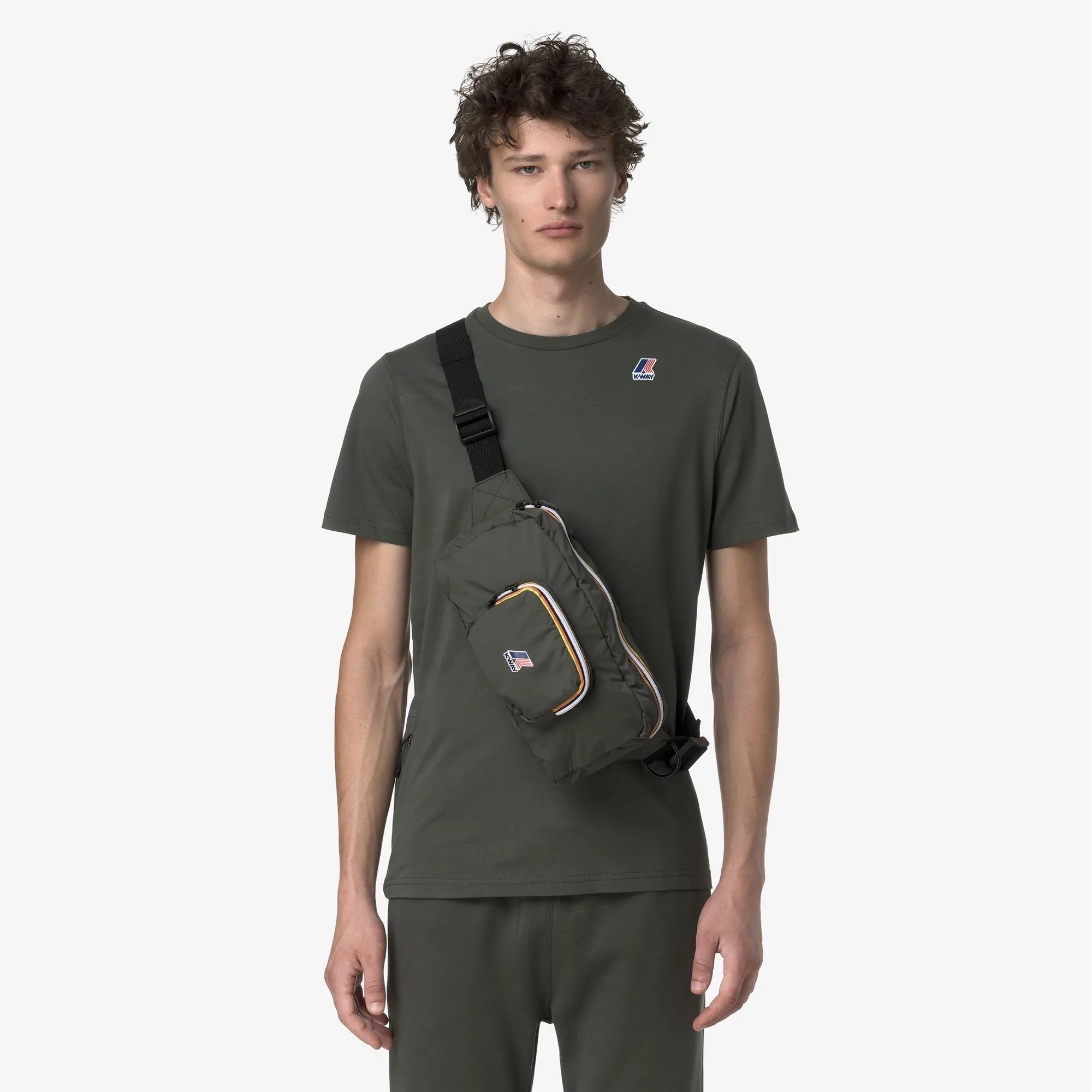 LE VRAI 4.0 SYLVAIN - Bags - Waist Bag - Unisex - GREEN BLACKISH sold by K-Way product image thumbnail 4