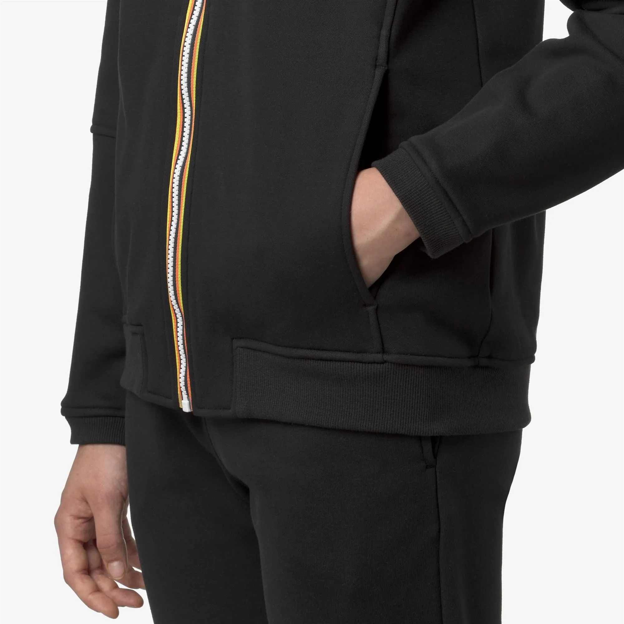 PROSPER BRUSHED PC - Fleece - Hoodie Full Zip - Unisex - Black Pure sold by K-Way product image thumbnail 2