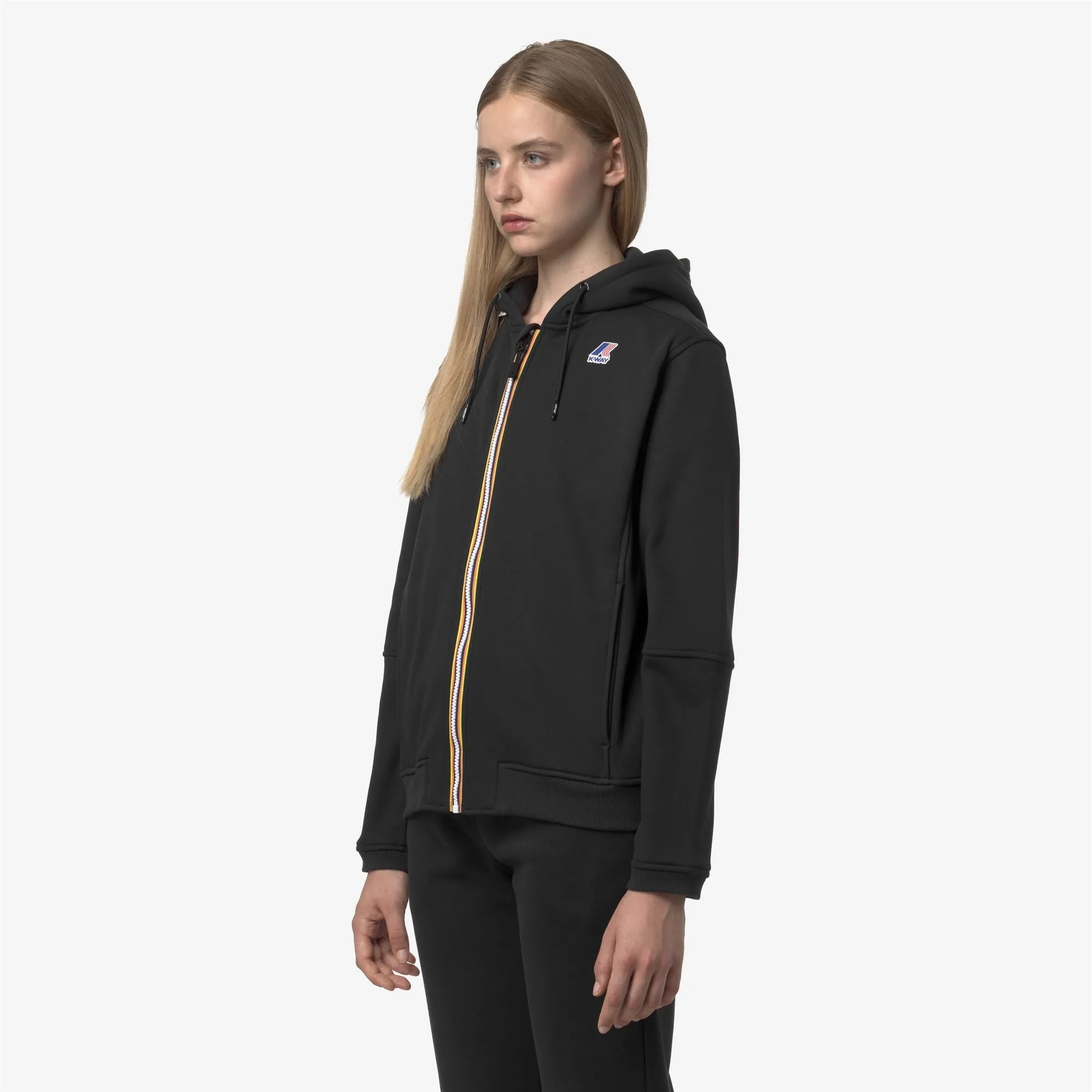 PROSPER BRUSHED PC - Fleece - Hoodie Full Zip - Unisex - Black Pure sold by K-Way product image thumbnail 4