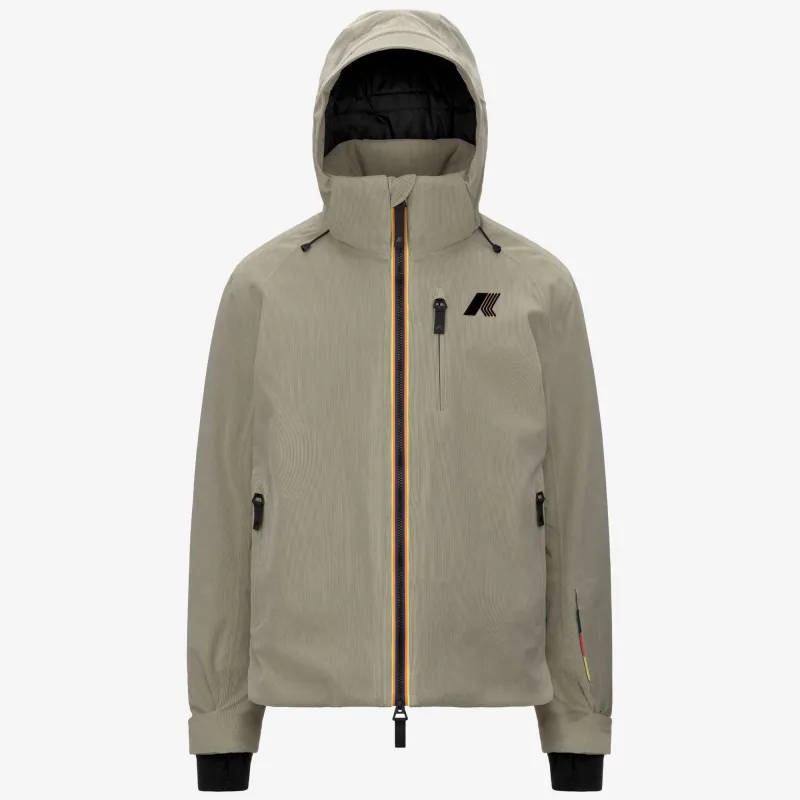 LAMET  CORDUROY - Jackets - Mid - Man - Green Oak made by K-Way