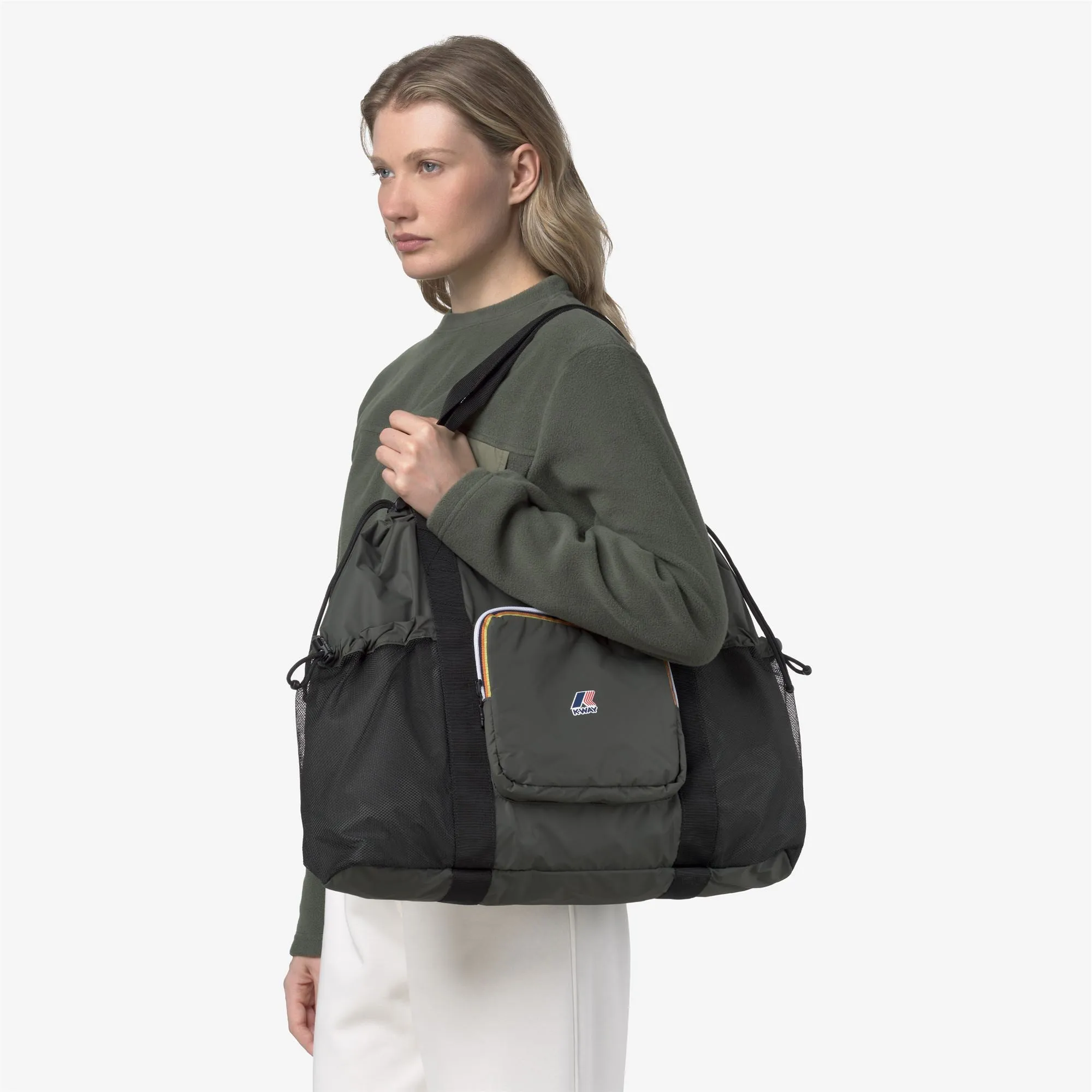 LE VRAI 4.0 JEANETTE - Bags - Tote Bag - Unisex - GREEN BLACKISH sold by K-Way product image thumbnail 5