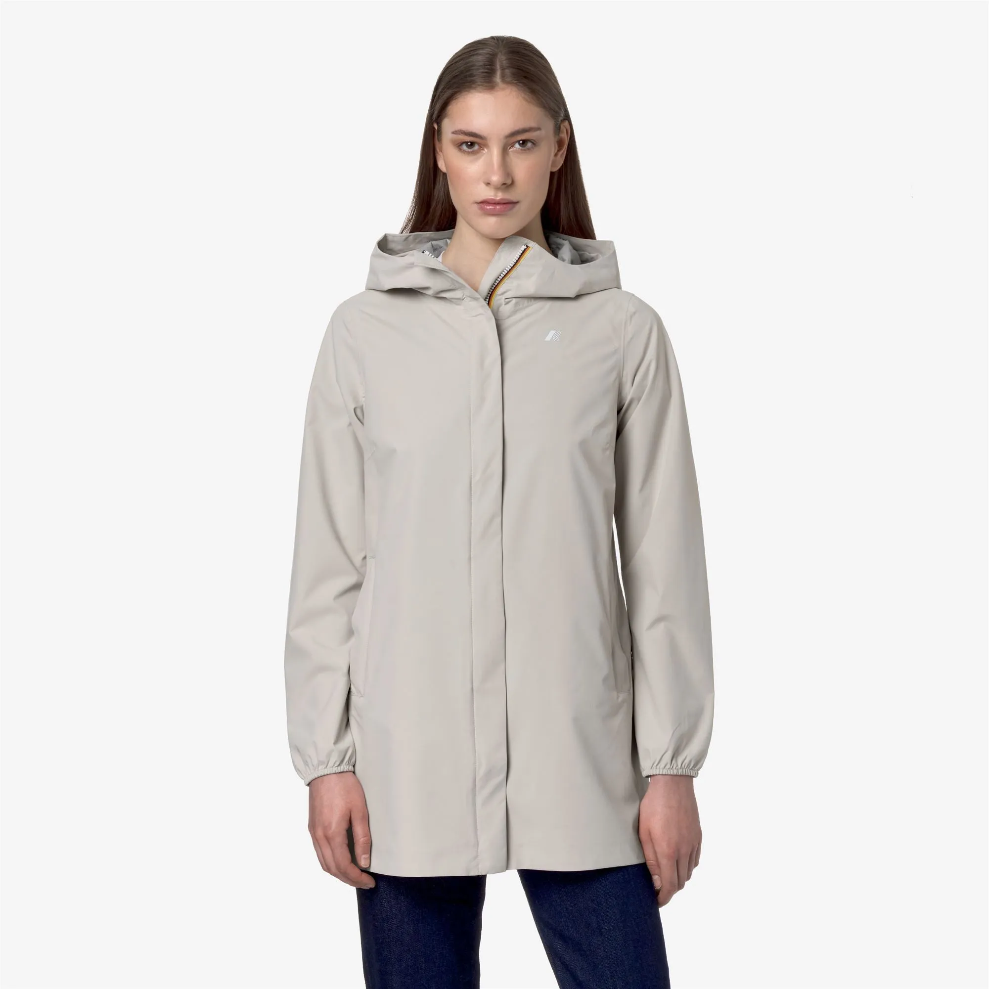 MATHY BONDED JERSEY - Jackets - Mid - Woman - BEIGE LT sold by K-Way product image thumbnail 3