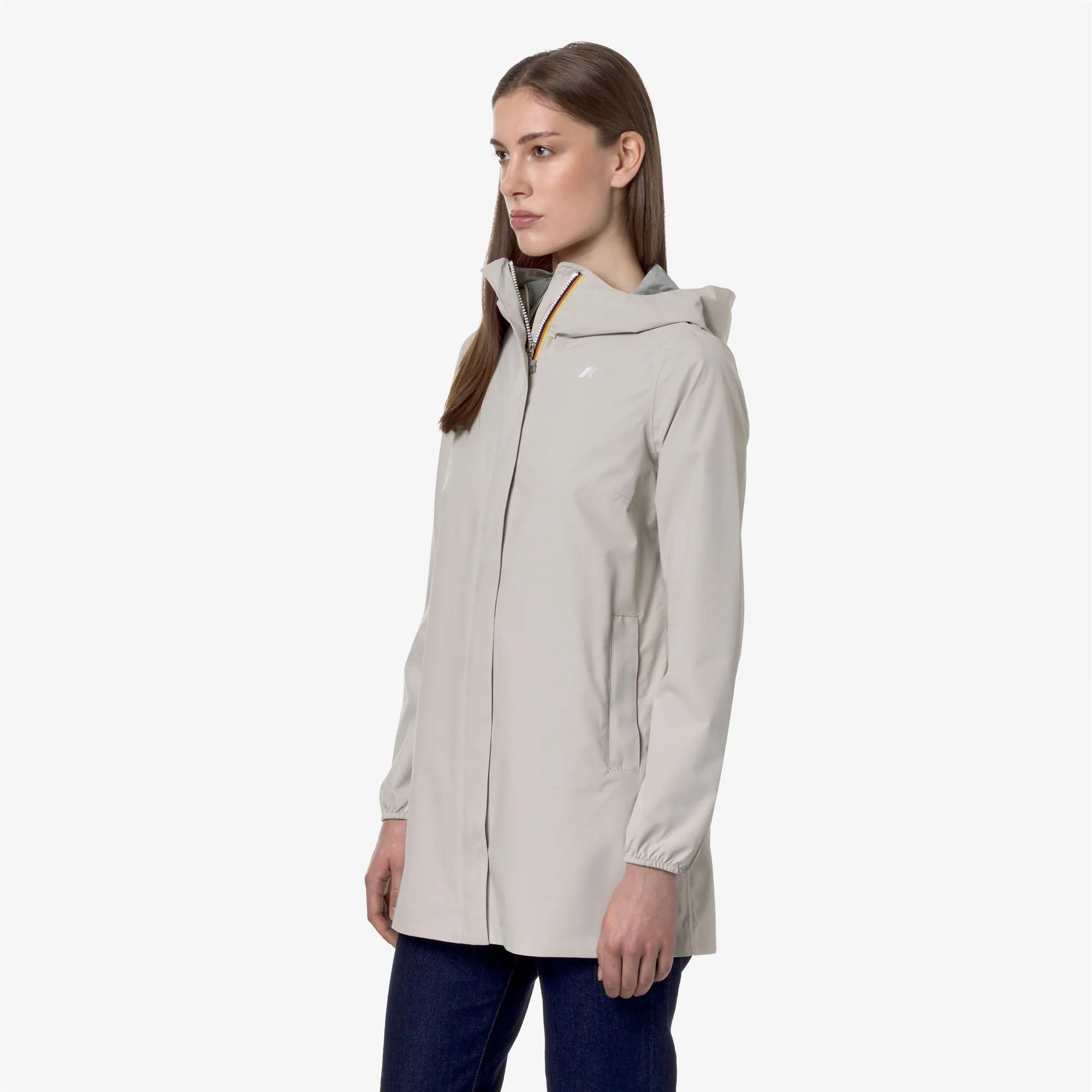 MATHY BONDED JERSEY - Jackets - Mid - Woman - BEIGE LT sold by K-Way product image thumbnail 4