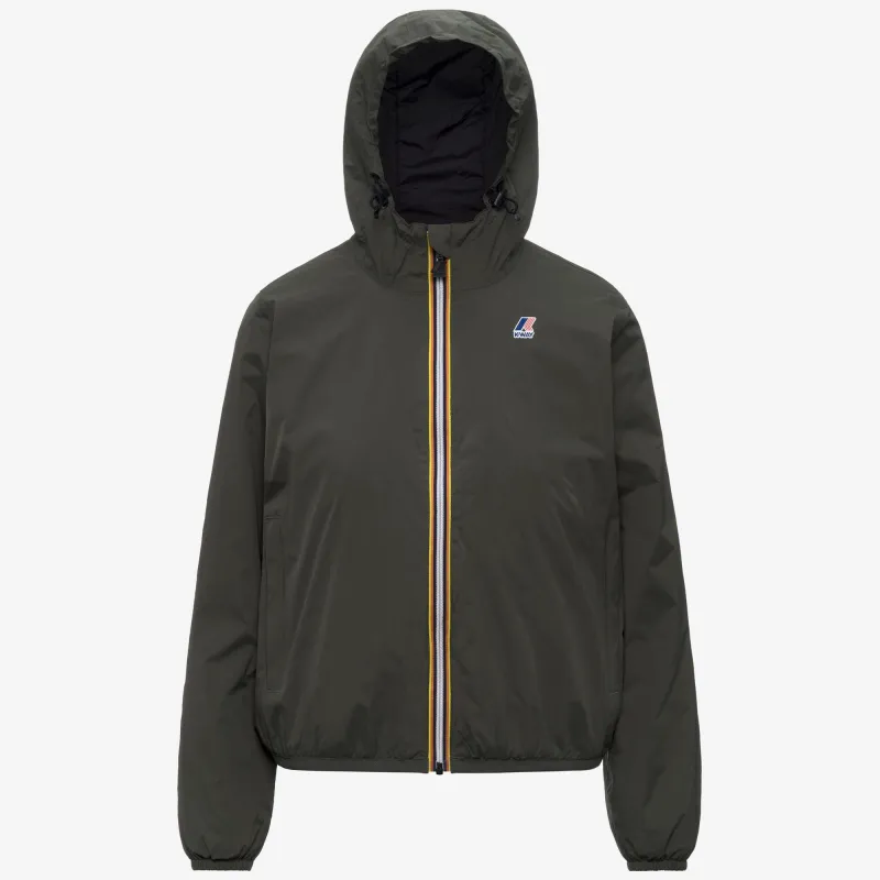 LE VRAI 4.0 CLAUDETTE WARM - Jackets - Mid - Woman - GREEN BLACKISH sold by K-Way