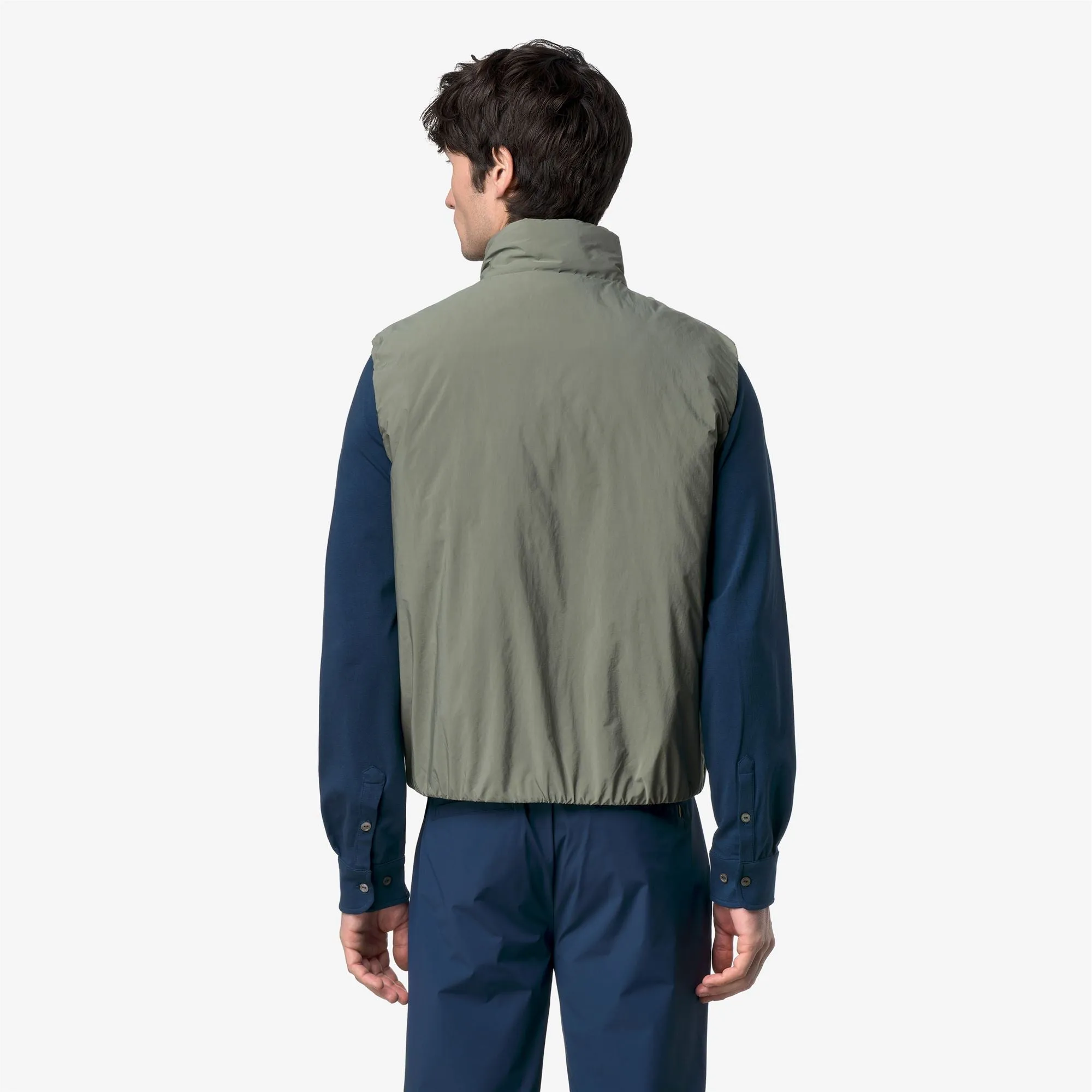 VALEN PLAIN WARM - Jackets - Vest - Man - Green Lichen sold by K-Way product image thumbnail 5