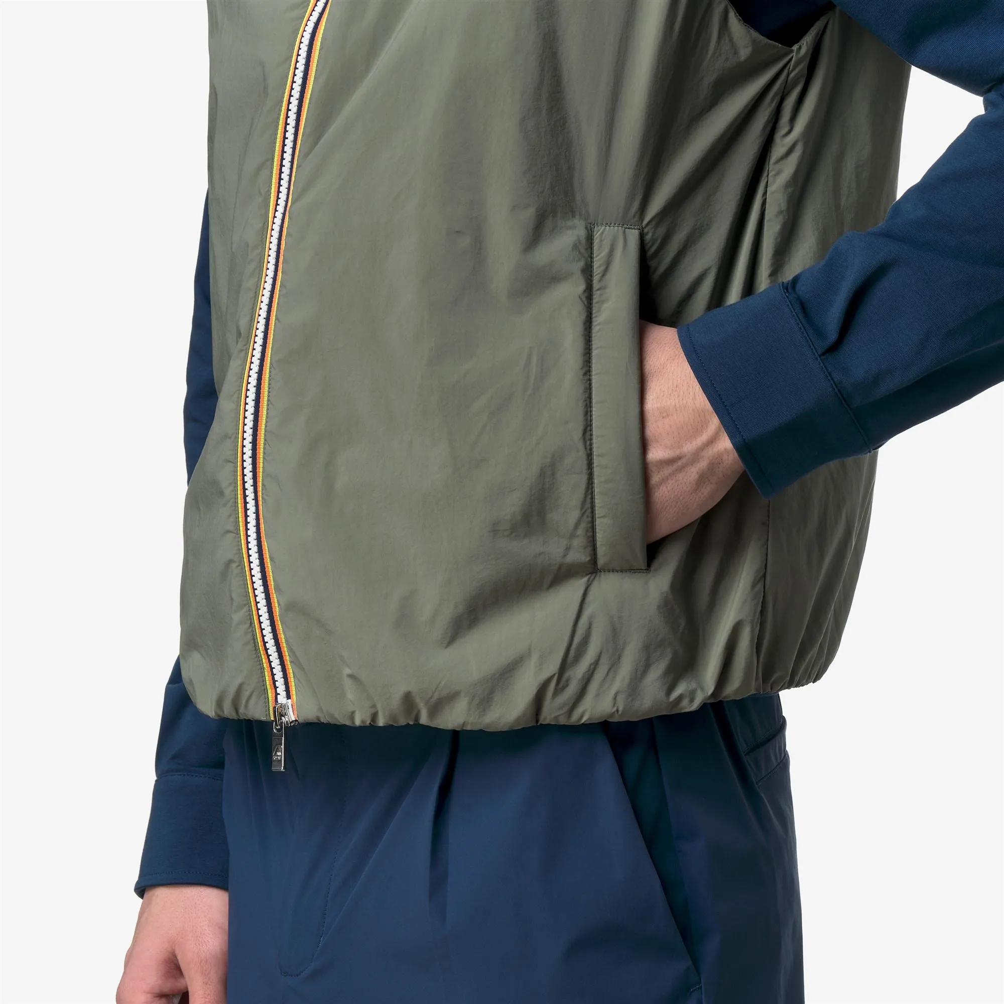 VALEN PLAIN WARM - Jackets - Vest - Man - Green Lichen sold by K-Way product image thumbnail 2