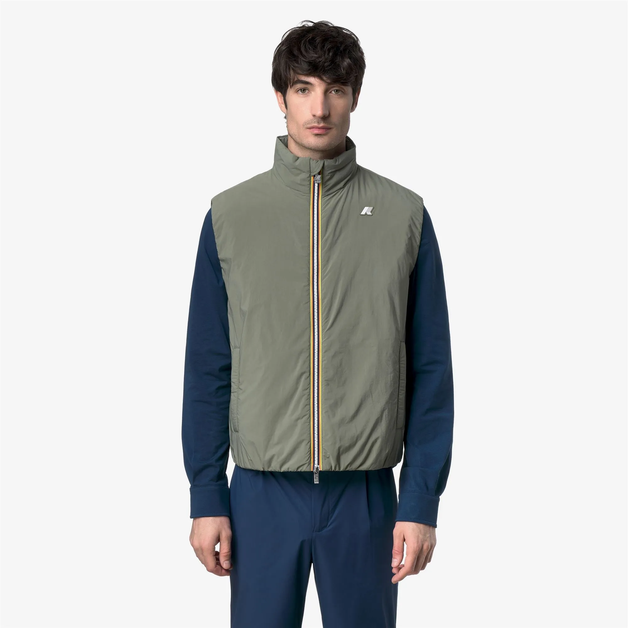 VALEN PLAIN WARM - Jackets - Vest - Man - Green Lichen sold by K-Way product image thumbnail 3