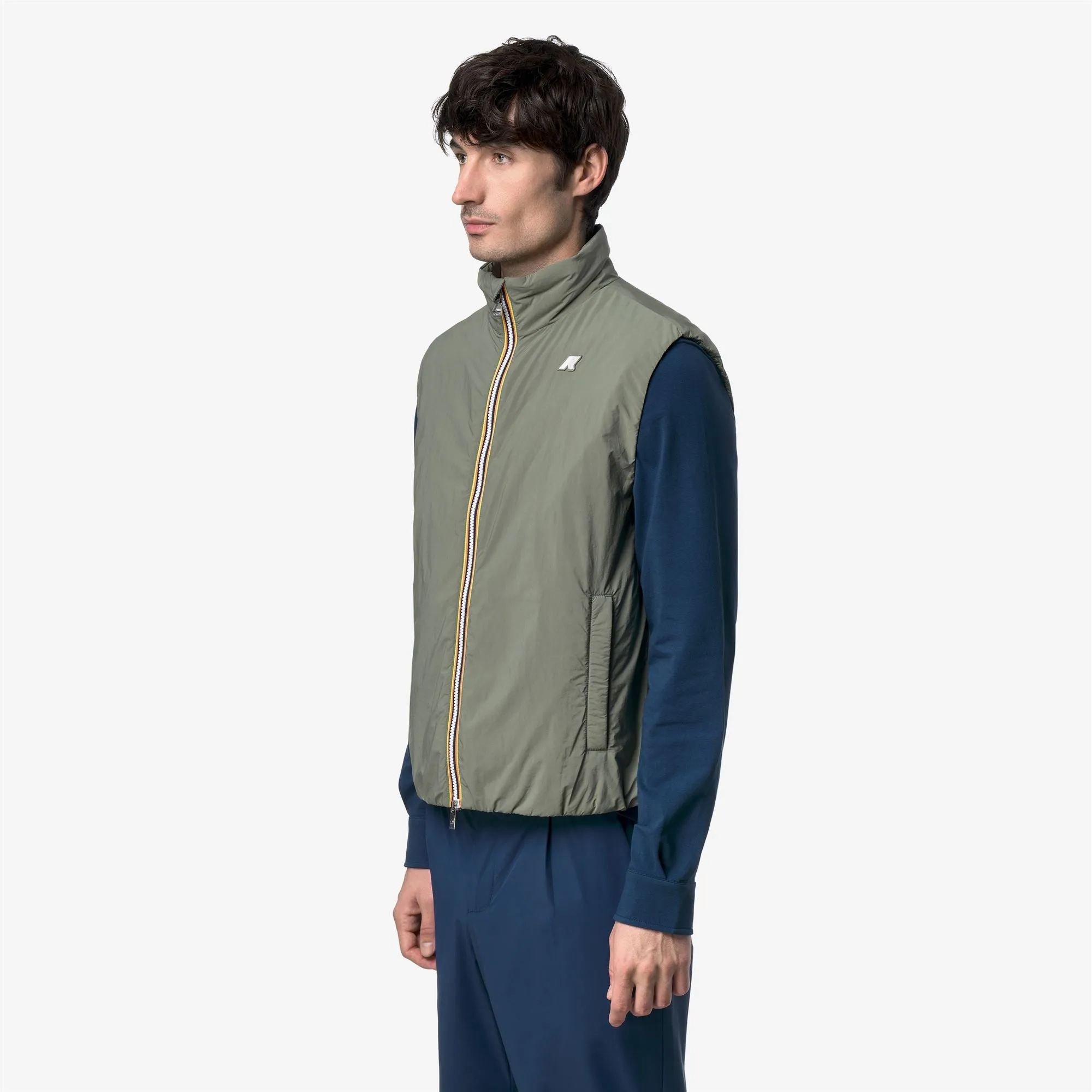 VALEN PLAIN WARM - Jackets - Vest - Man - Green Lichen sold by K-Way product image thumbnail 4