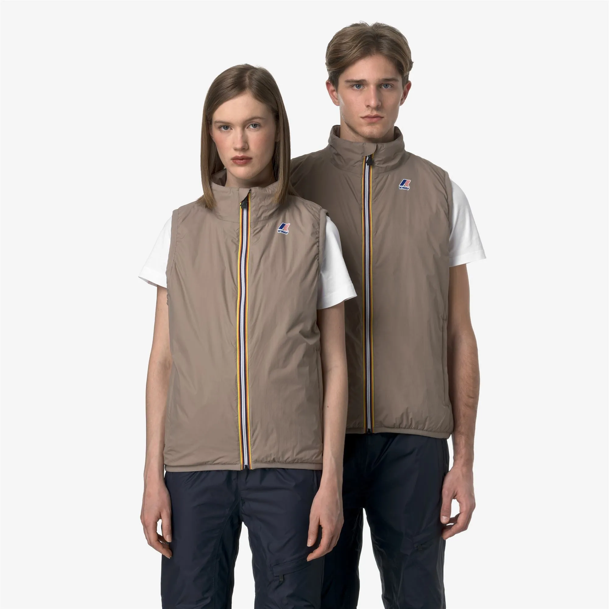 LE VRAI 4.0 ROULAND WARM - Jackets - Vest - Unisex - Beige Taupe sold by K-Way product image thumbnail 3