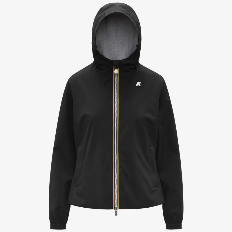 LIL 2.0 STRETCH POLY JERSEY - Jackets - Short - Woman - Black Pure-Black Pure made by K-Way