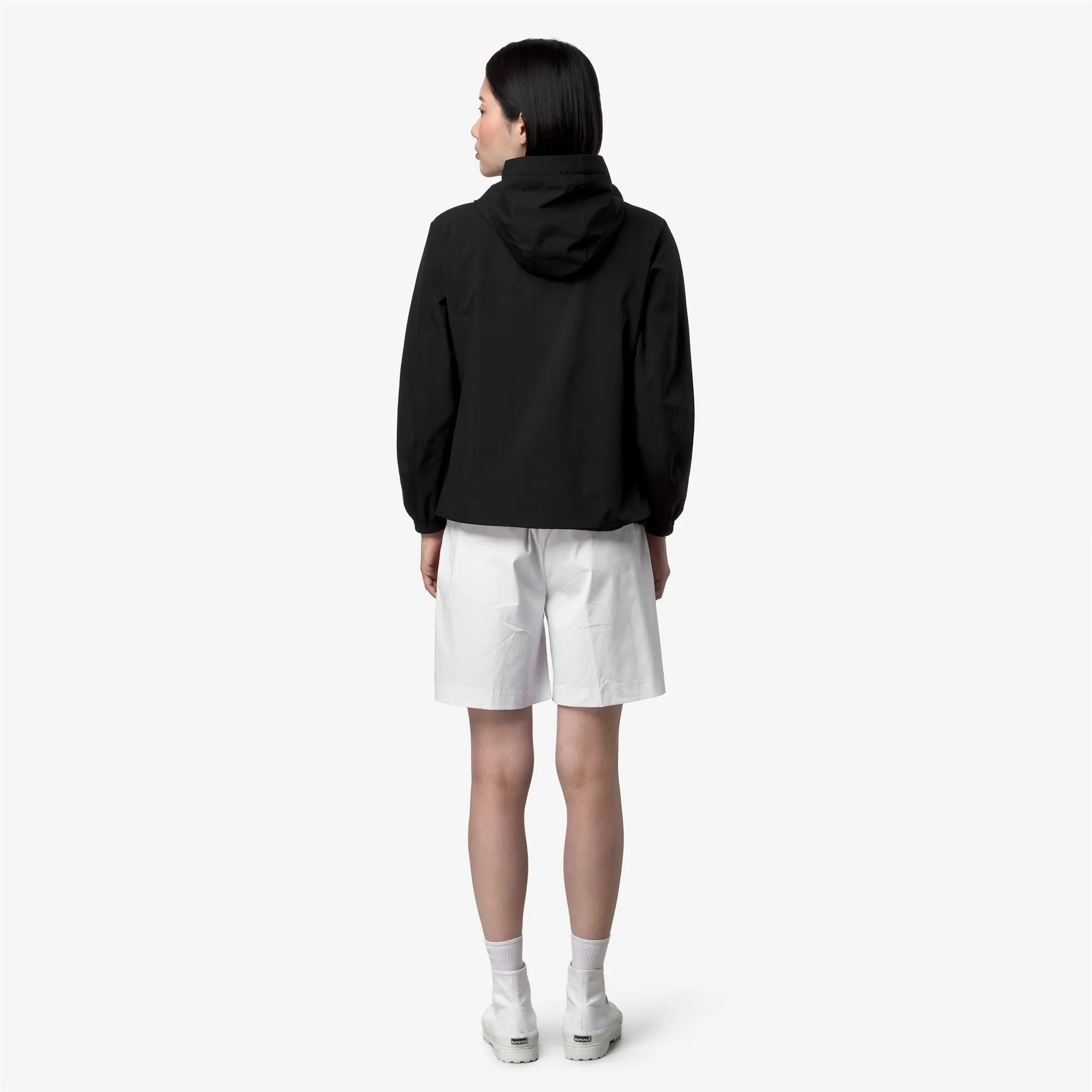 LIL 2.0 STRETCH POLY JERSEY - Jackets - Short - Woman - Black Pure-Black Pure sold by K-Way product image thumbnail 5
