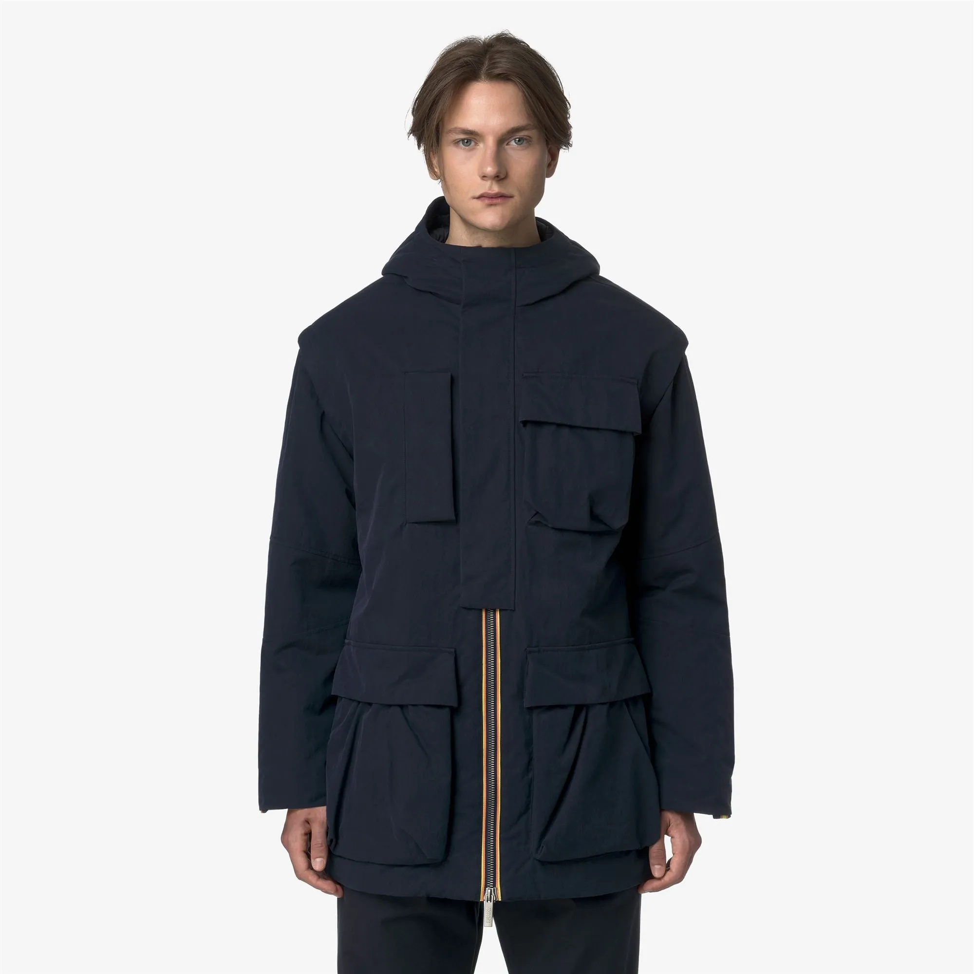 OTTO COTTON FEEL - Jackets - Mid - Man - Blue Depth Combo-Blue Depth-Unico sold by K-Way product image thumbnail 4