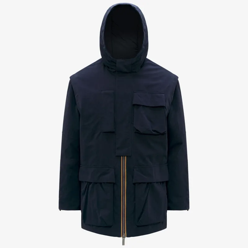 OTTO COTTON FEEL - Jackets - Mid - Man - Blue Depth Combo-Blue Depth-Unico made by K-Way