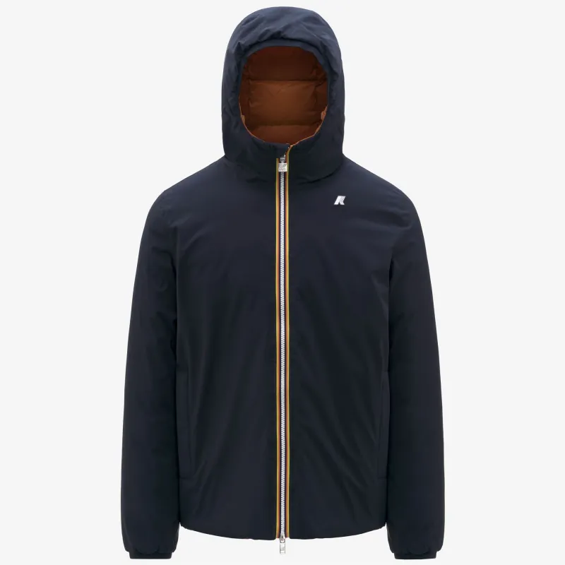 JACK ST THERMO DOUBLE - Jackets - Short - Man - Blue Depth-Orange Adobe made by K-Way