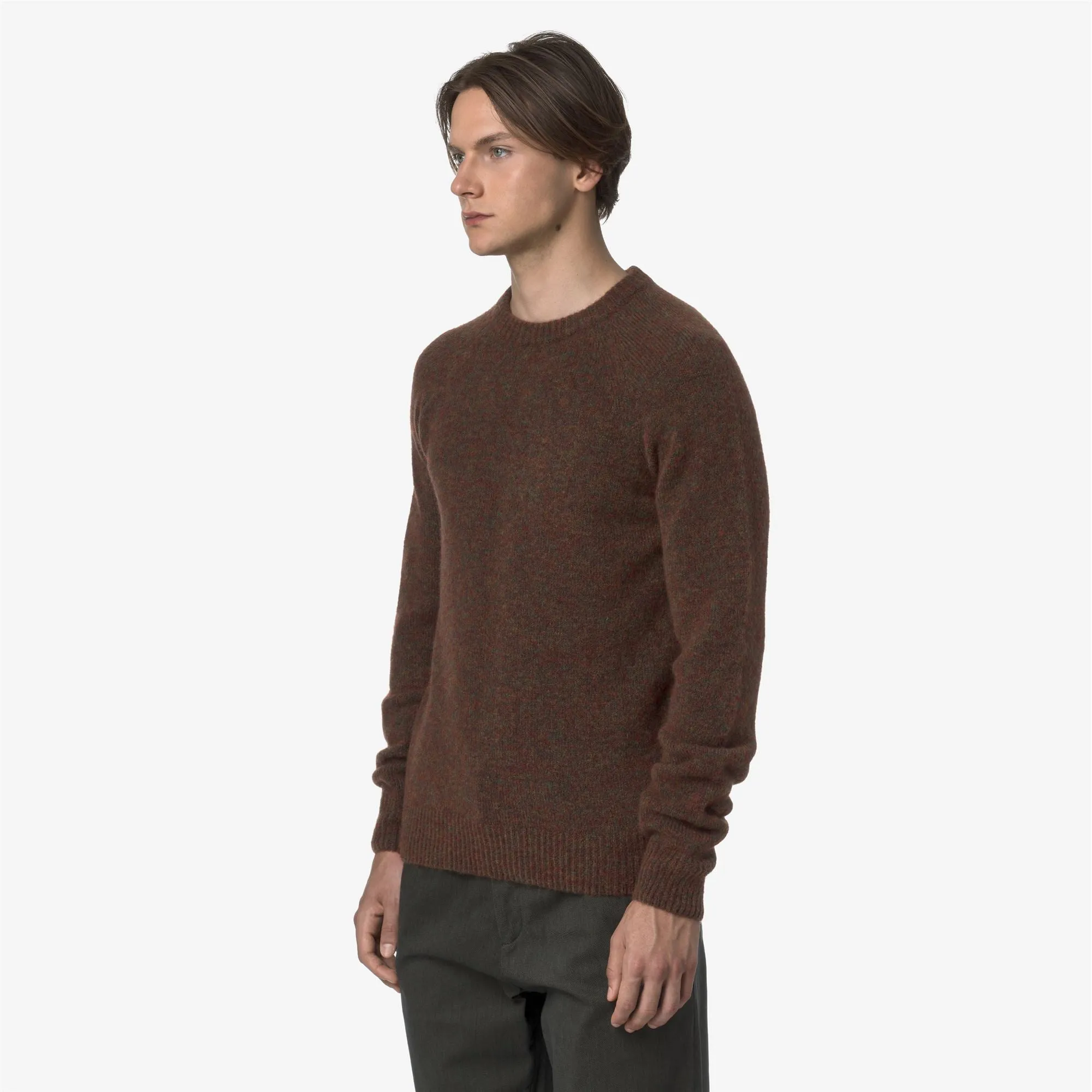 RENOULT - Knitwear - Pull Over - Man - Brown Coffee Mix sold by K-Way product image thumbnail 4