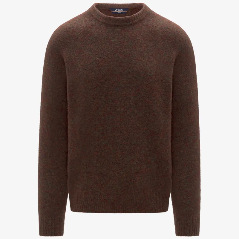 RENOULT - Knitwear - Pull Over - Man - Brown Coffee Mix made by K-Way
