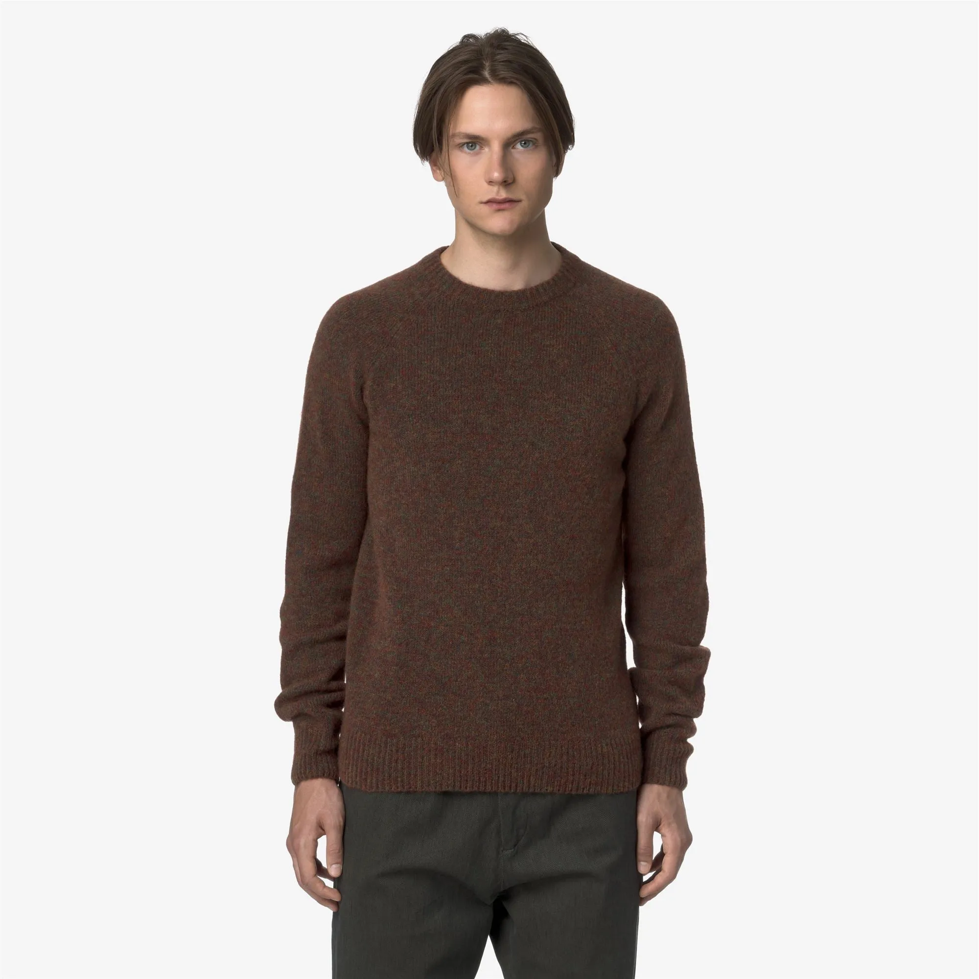 RENOULT - Knitwear - Pull Over - Man - Brown Coffee Mix sold by K-Way product image thumbnail 3