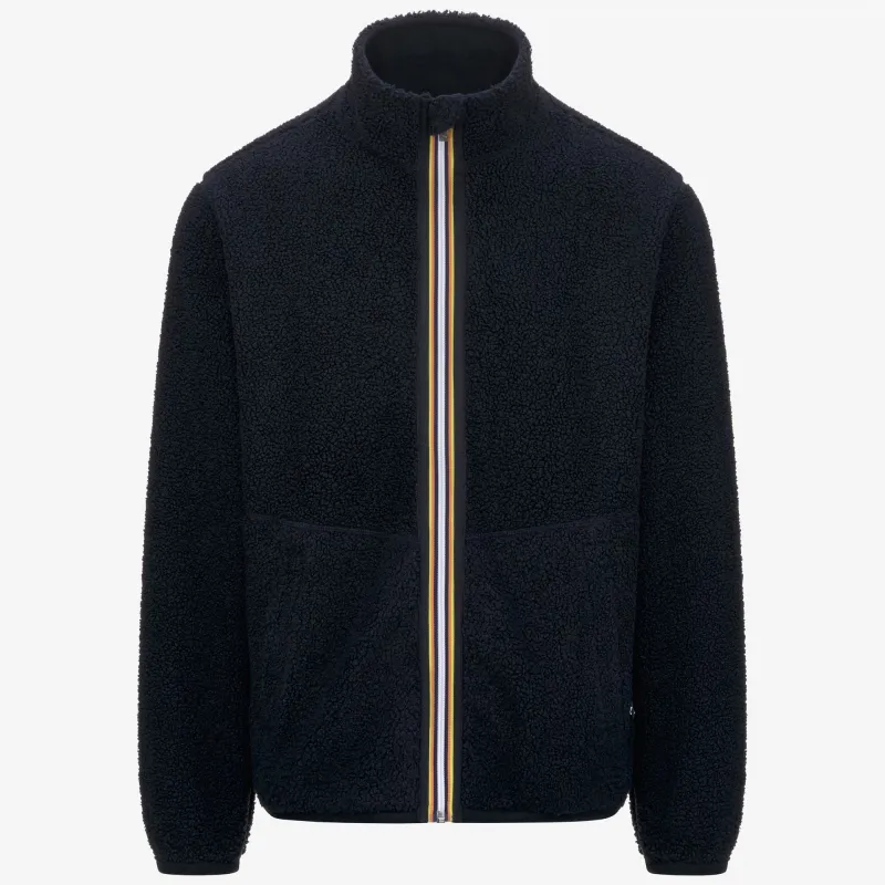 PASCAL SHERPA POLAR DOUBLE - Fleece - Jacket - Man - Blue Depth-Blue Depth made by K-Way