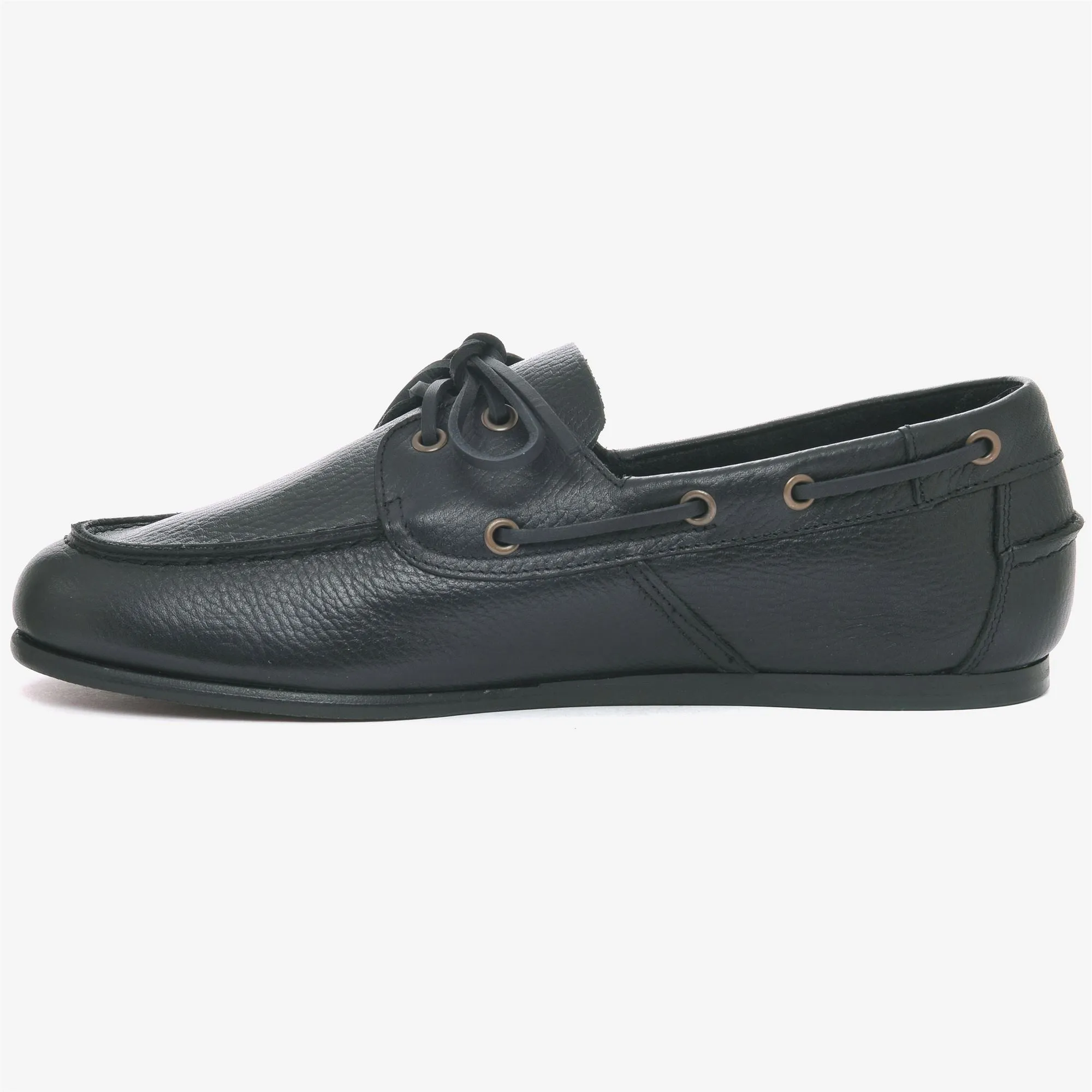 OWEN TUMBLED - Docksides - Mocassin - MAN - Black sold by K-Way product image thumbnail 3