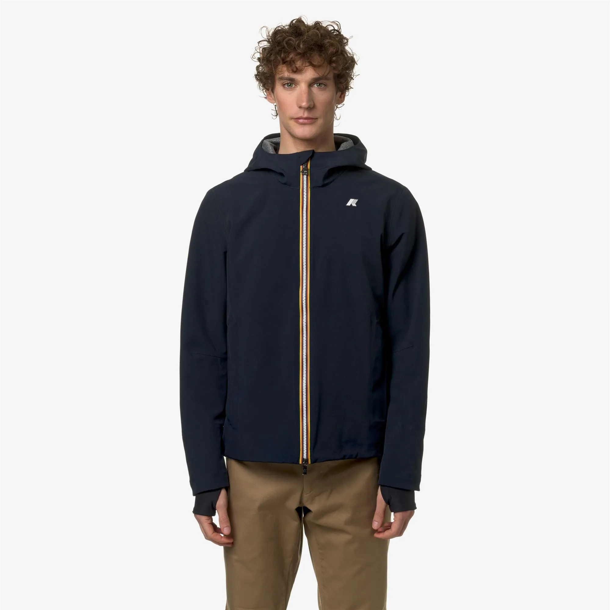 JACKO BONDED JERSEY - Jackets - Short - Man - Blue Depth sold by K-Way product image thumbnail 3