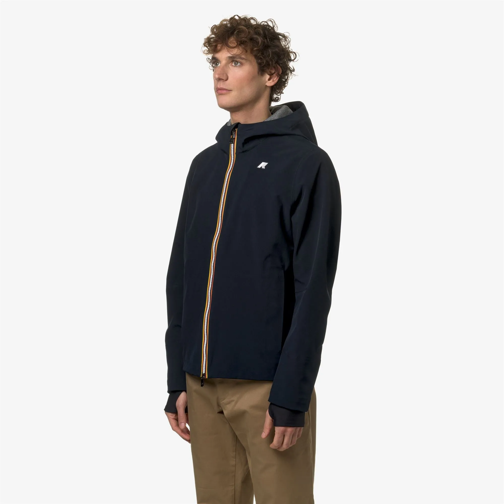JACKO BONDED JERSEY - Jackets - Short - Man - Blue Depth sold by K-Way product image thumbnail 5