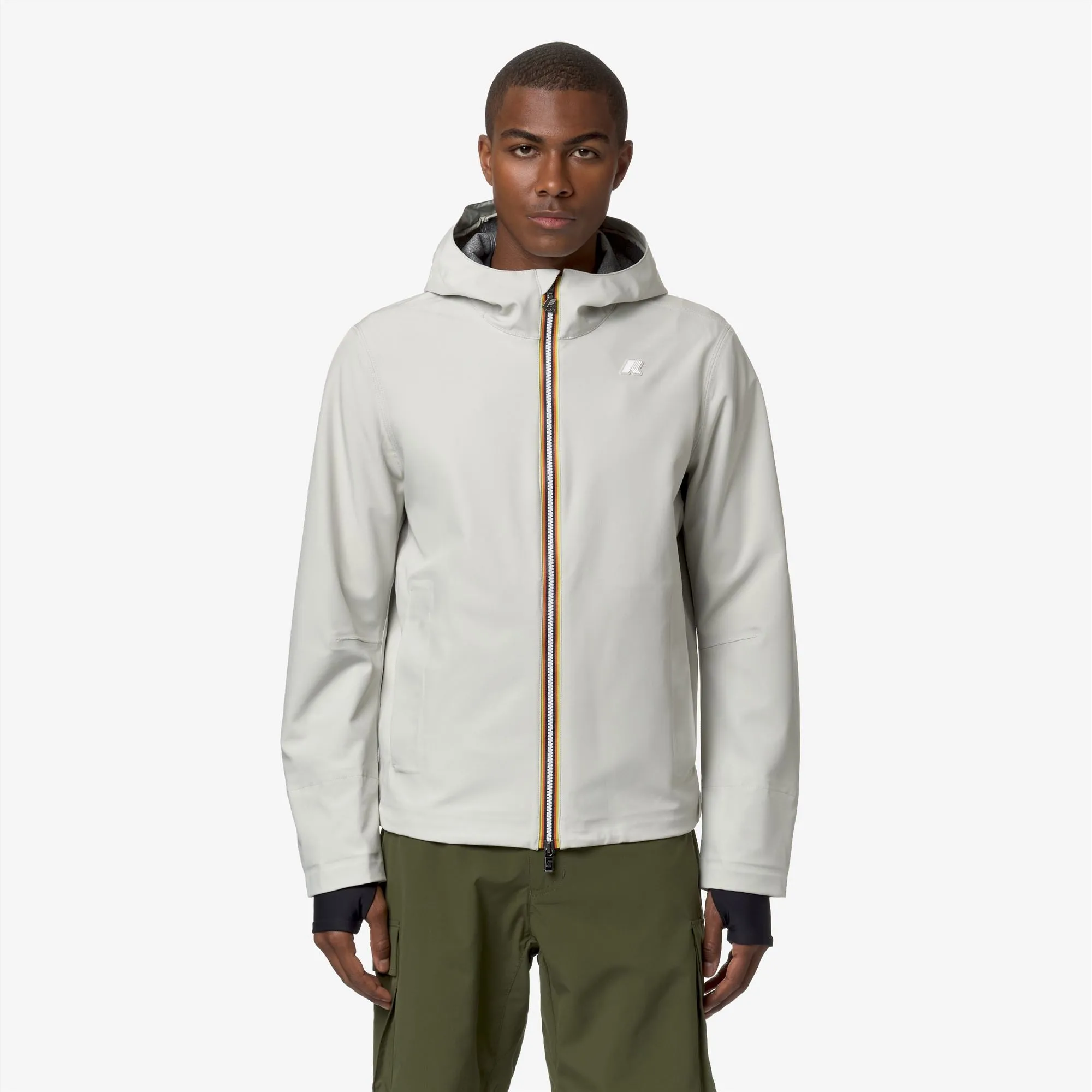 JACKO BONDED JERSEY - Jackets - Short - Man - BEIGE LT sold by K-Way product image thumbnail 3