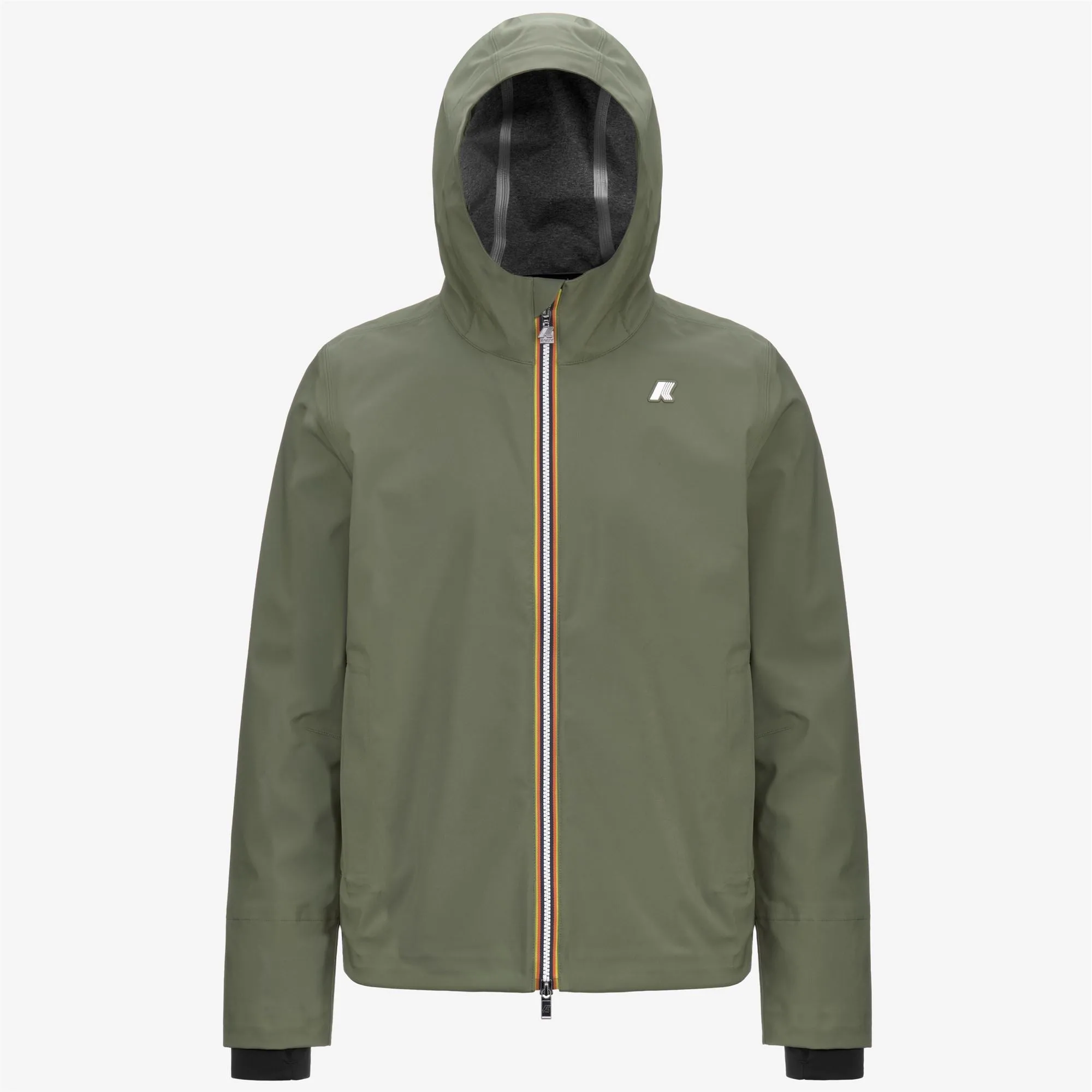 JACKO BONDED JERSEY - Jackets - Short - Man - Green Lichen sold by K-Way product image thumbnail 4