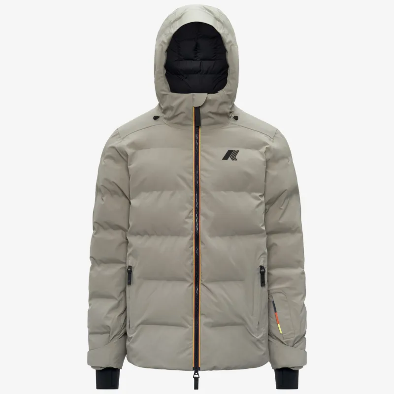 MERIB  HQUILTED - Jackets - Mid - Man - Green Oak made by K-Way