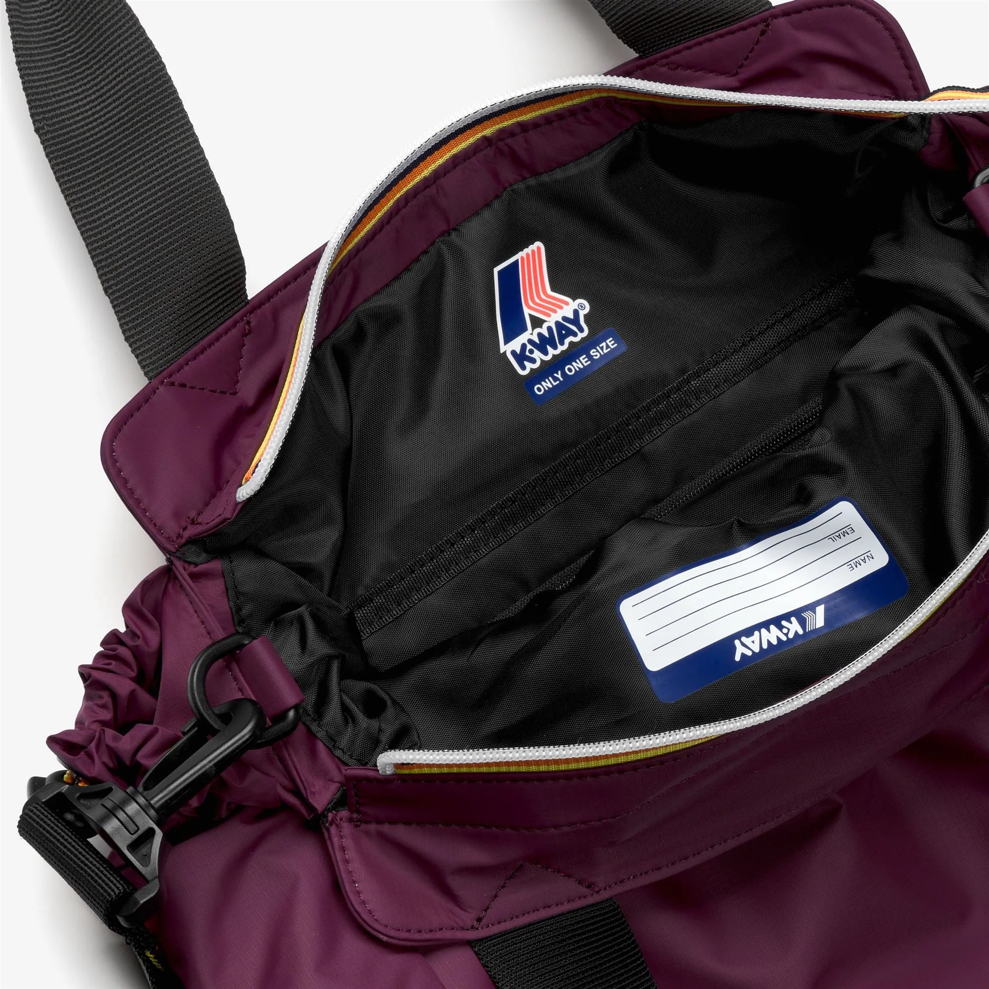 AISY - Bags - Tote Bag - Woman - Violet Mauve Wine sold by K-Way product image thumbnail 3