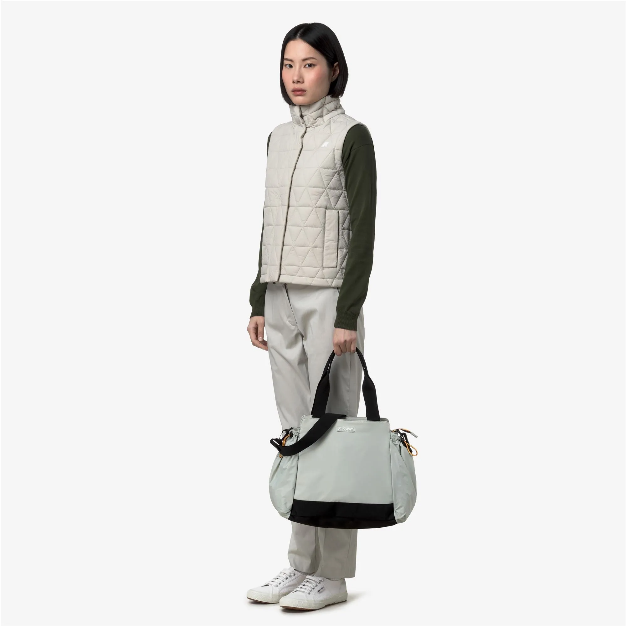AISY - Bags - Tote Bag - Woman - BEIGE LT sold by K-Way product image thumbnail 5
