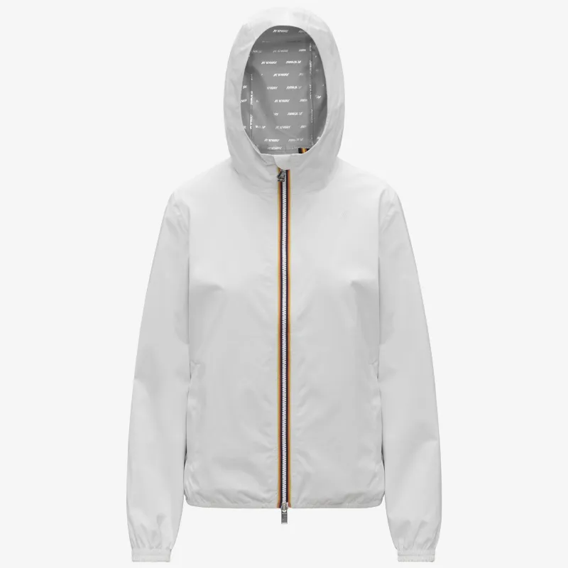 LIL 2.0 STRETCH DOT - Jackets - Short - Woman - White-White made by K-Way