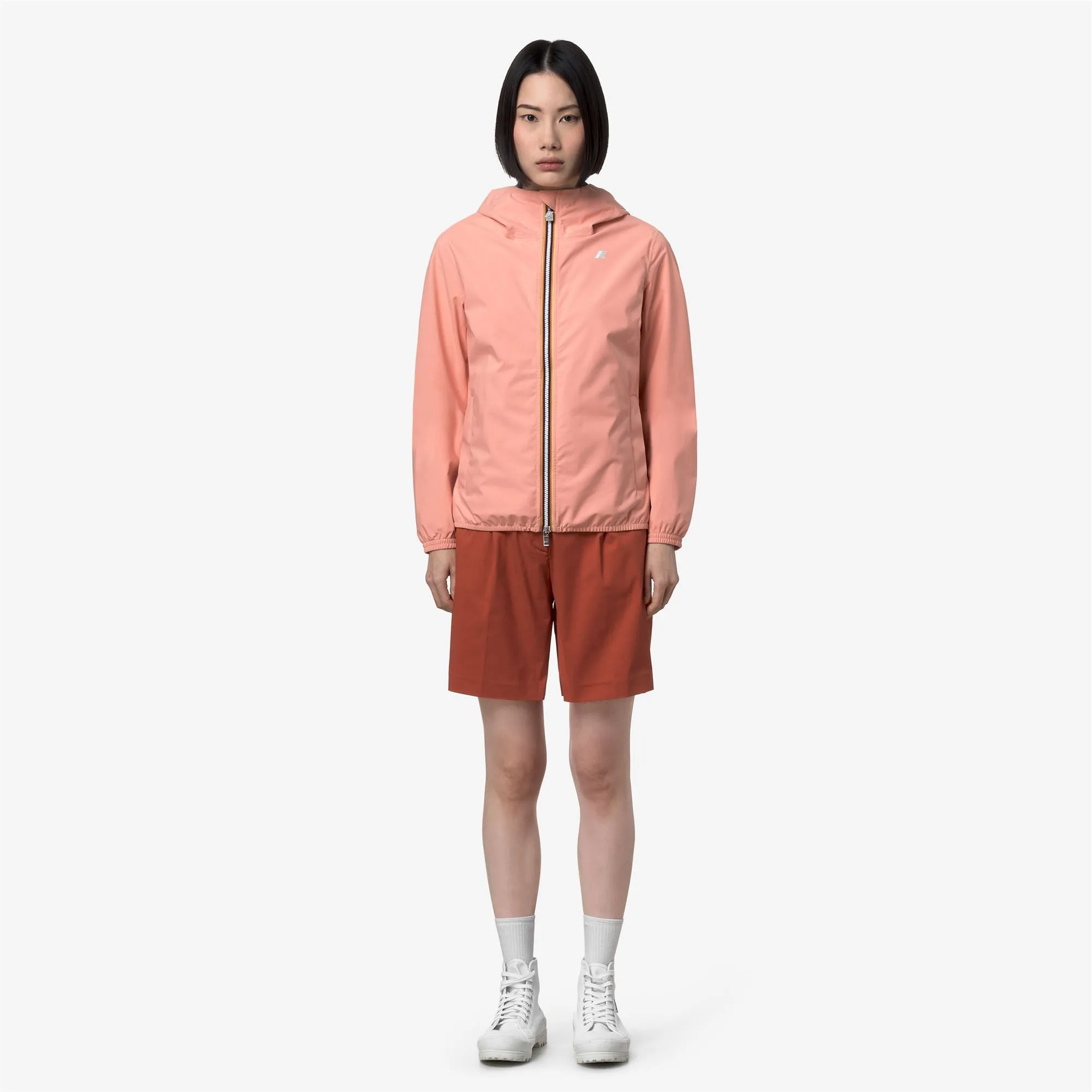 LIL 2.0 STRETCH DOT - Jackets - Short - Woman - Pink Pamplemousse sold by K-Way product image thumbnail 2