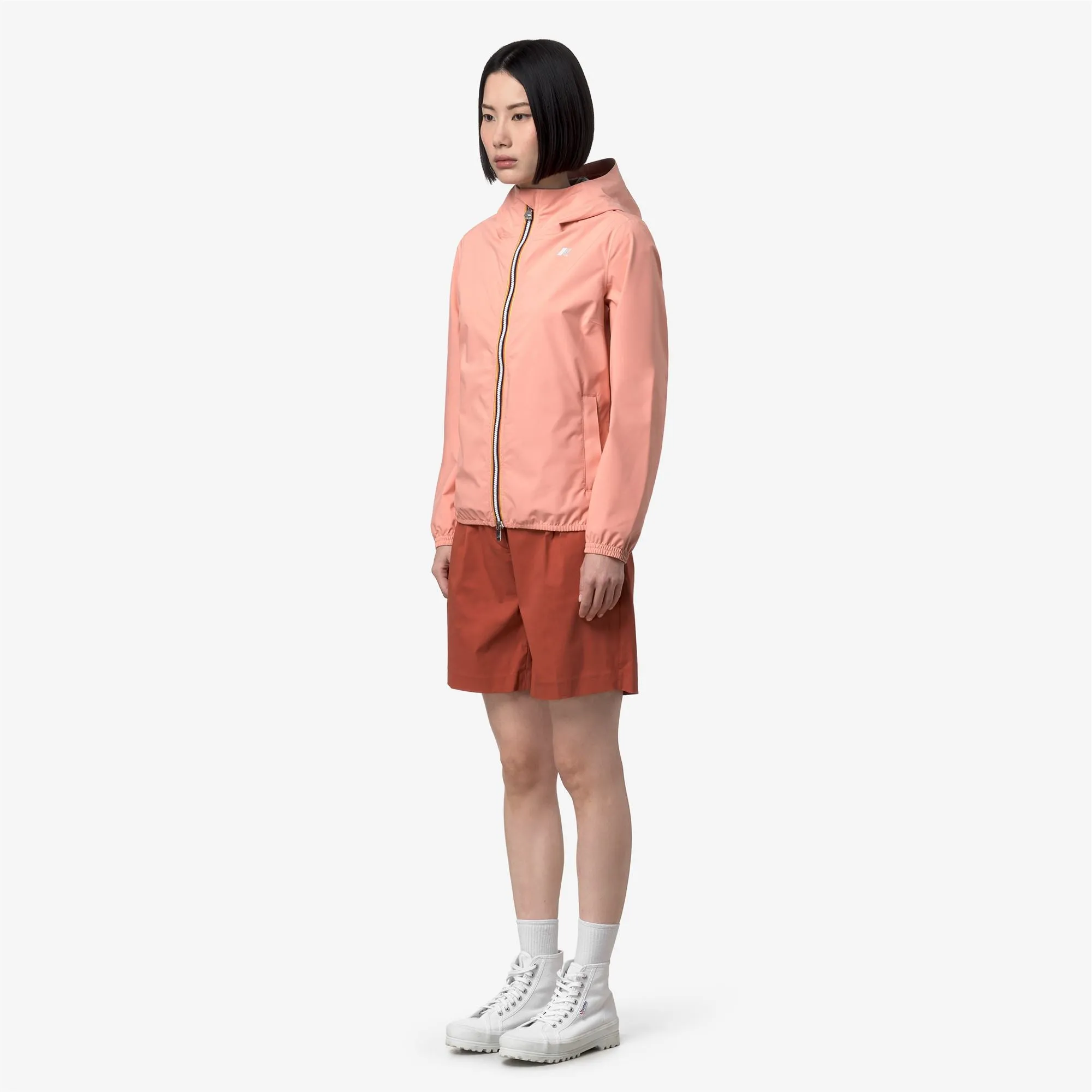 LIL 2.0 STRETCH DOT - Jackets - Short - Woman - Pink Pamplemousse sold by K-Way product image thumbnail 3