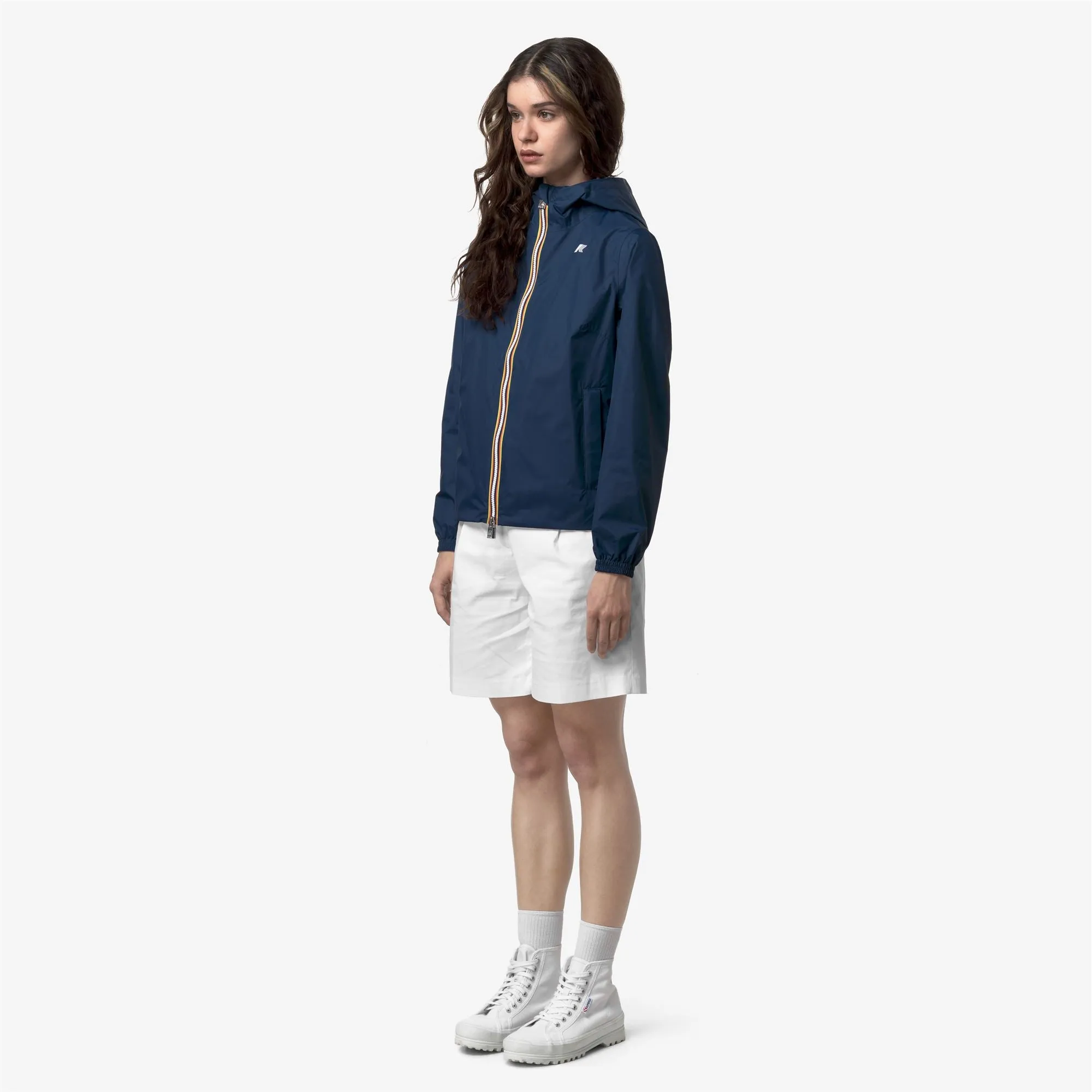 LIL 2.0 PLUS.2 DOUBLE - Jackets - Short - Woman - Blue Insignia-White sold by K-Way product image thumbnail 4