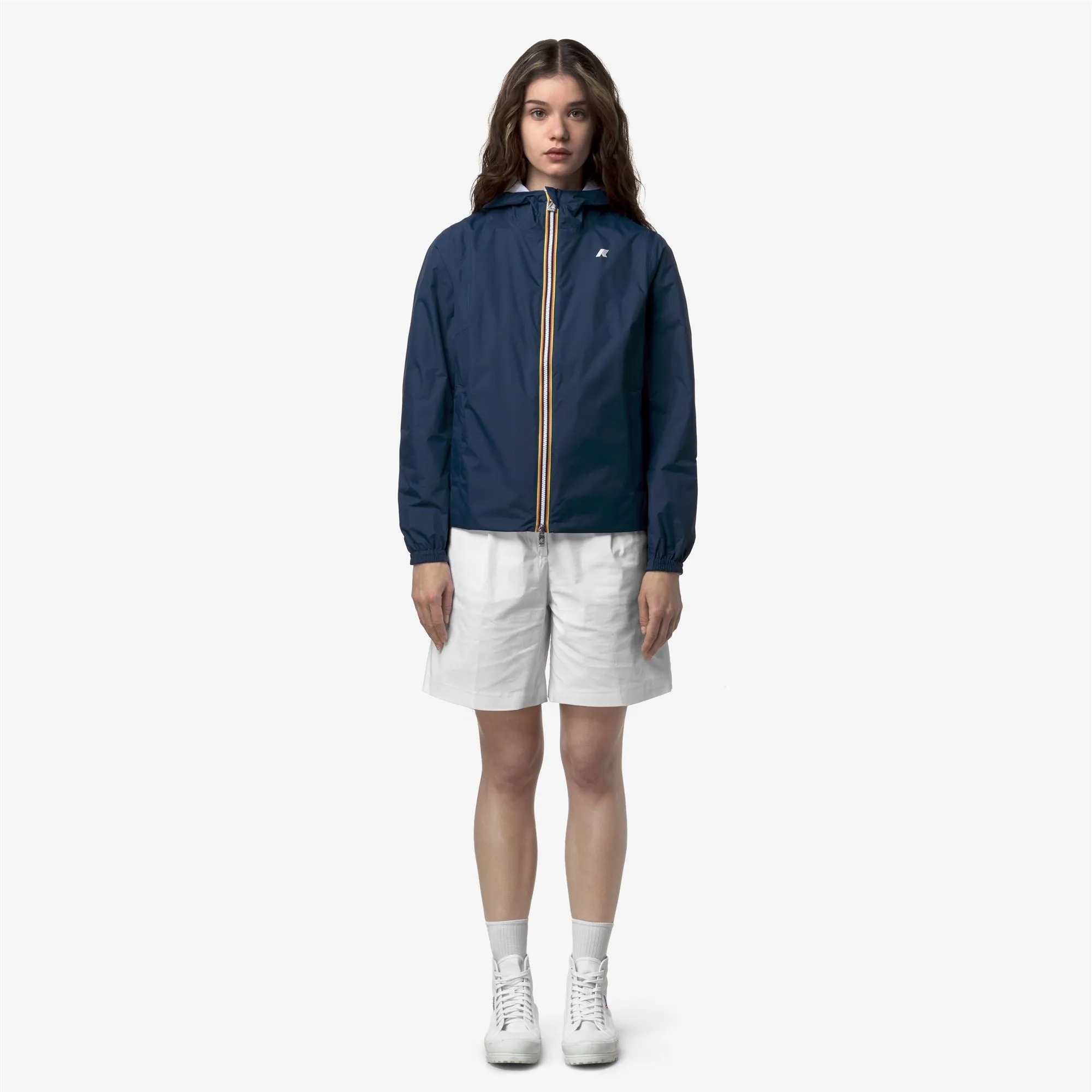 LIL 2.0 PLUS.2 DOUBLE - Jackets - Short - Woman - Blue Insignia-White sold by K-Way product image thumbnail 3